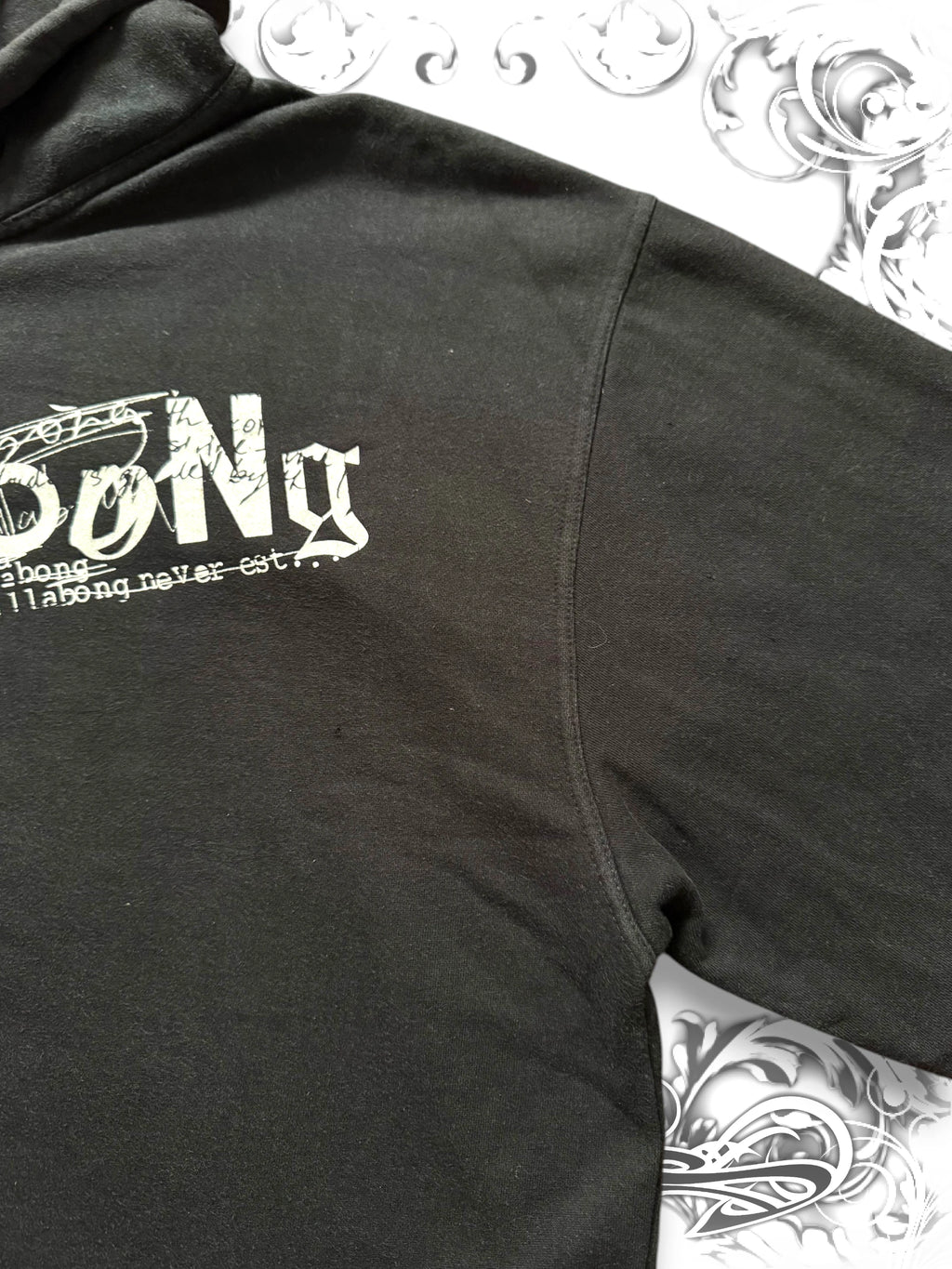 Billabong Embellished Skull 2000s Zip Hoodie