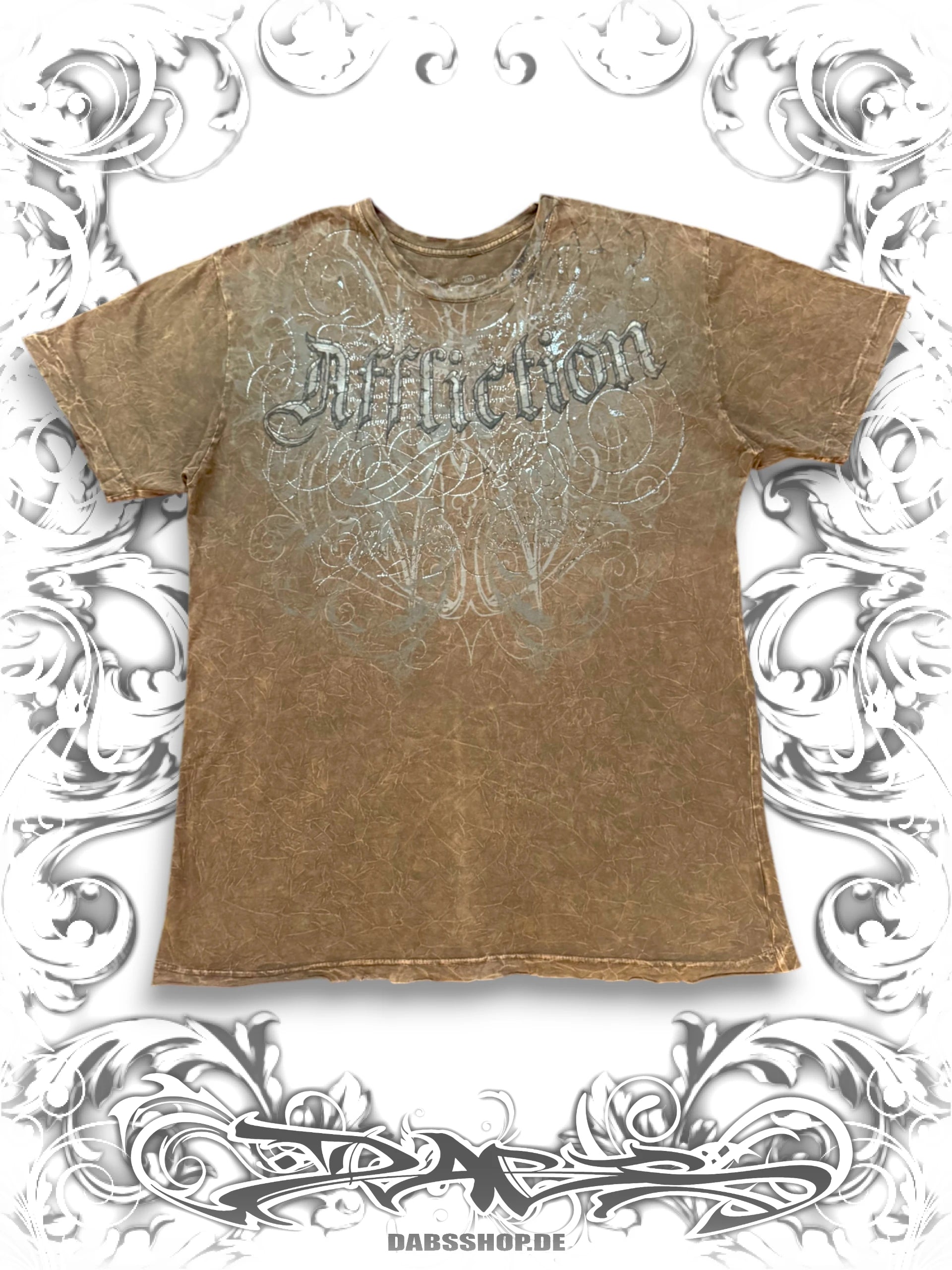 Affliction Double-Headed Eagle Grunge T-Shirt