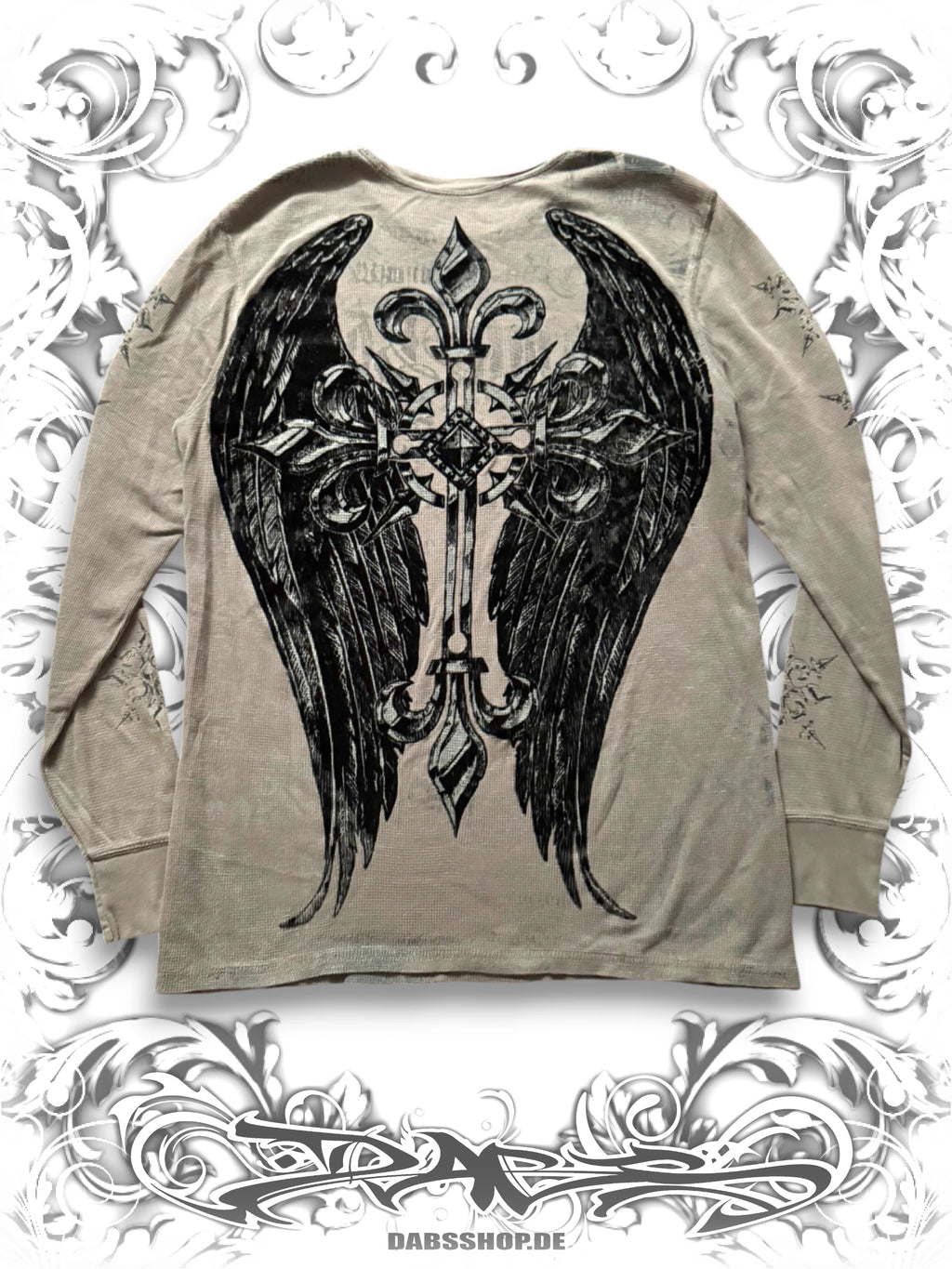 Raw State Redemption Winged Cross Thermal Longsleeve