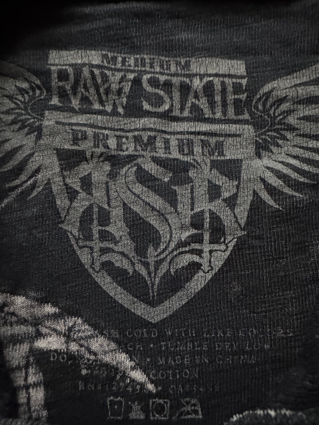 Raw State Redemption 2000s Hooded Longsleeve