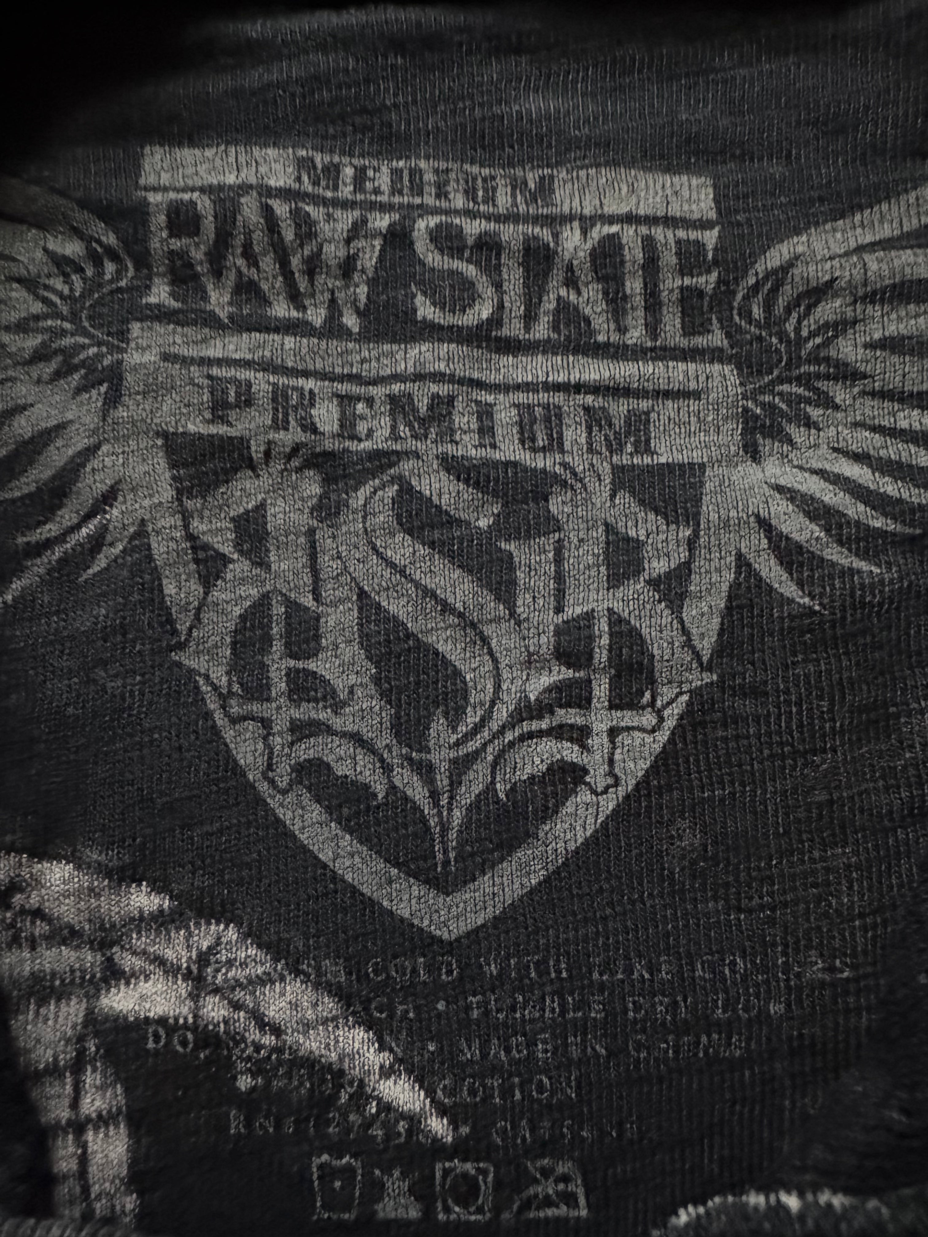 Raw State Redemption 2000s Hooded Longsleeve