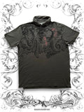 MMA Elite Grunge Skull Poloshirt
