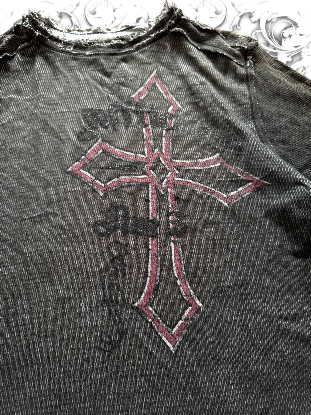 Affliction Live Fast 2000s Reversible Printed Longsleeve