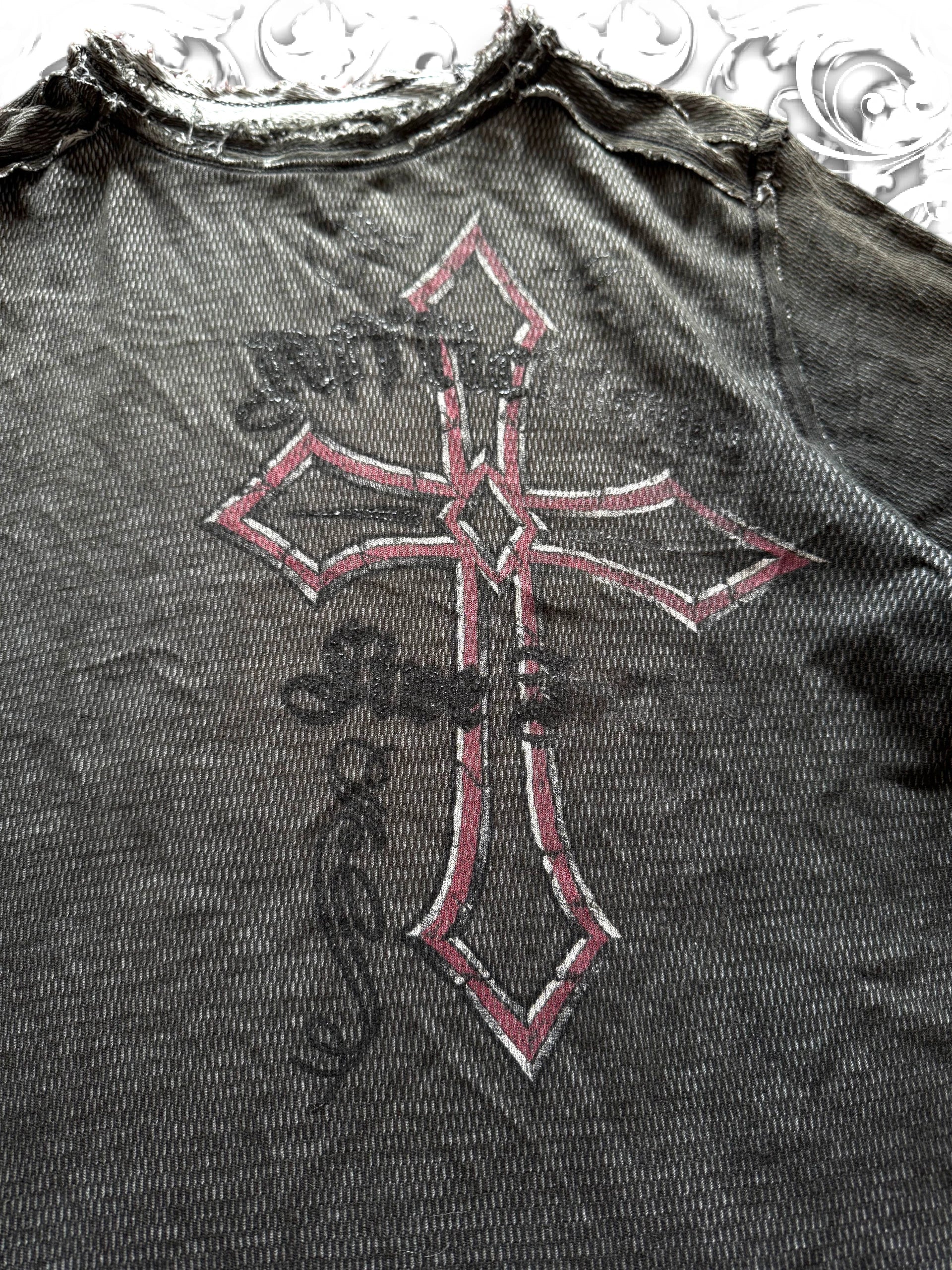 Affliction Live Fast 2000s Reversible Printed Longsleeve