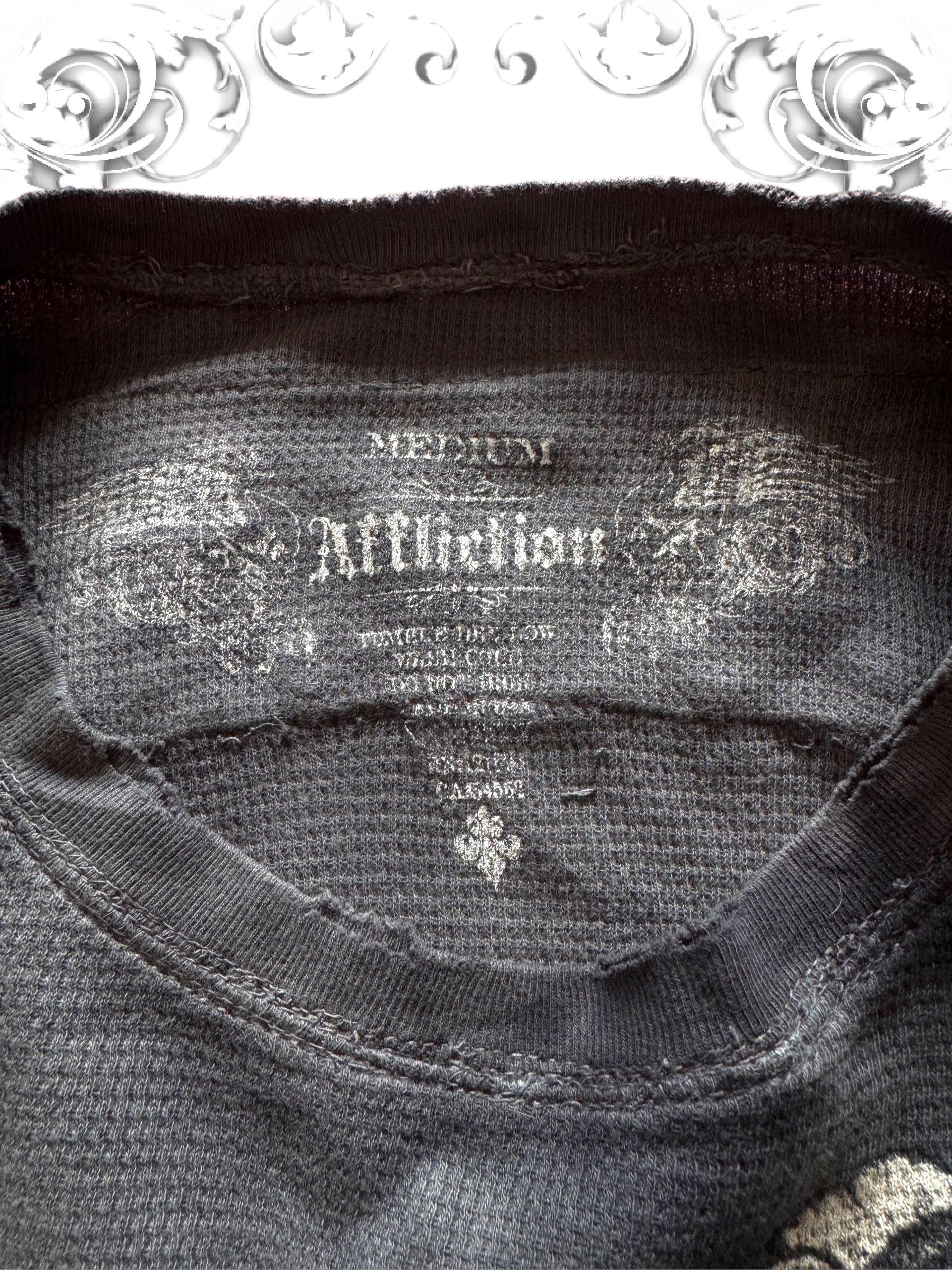 Affliction Longsleeve with Embroidered Back Patch