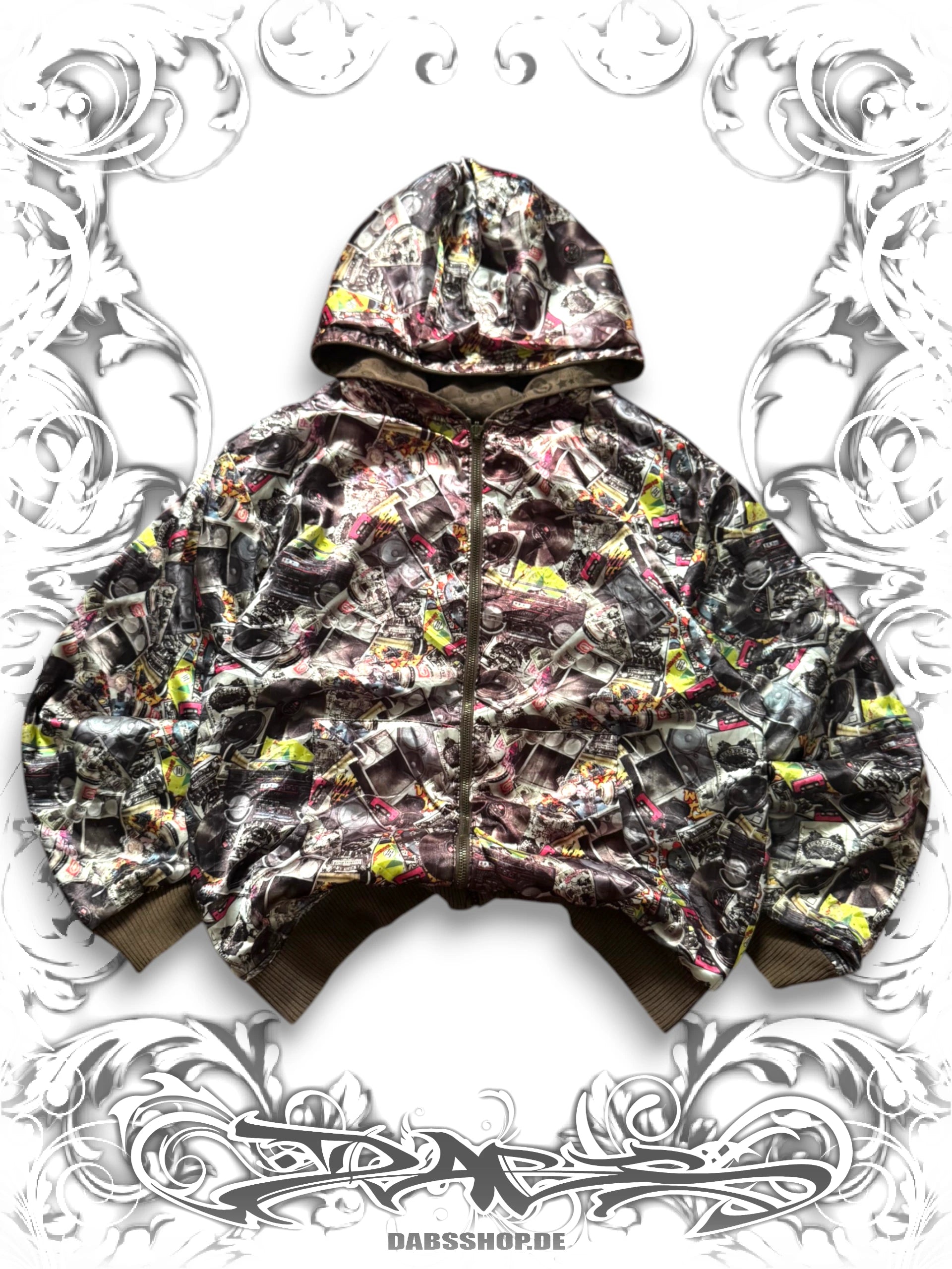 Ecko Unltd. Reversible Hip Hop Zip Hoodie