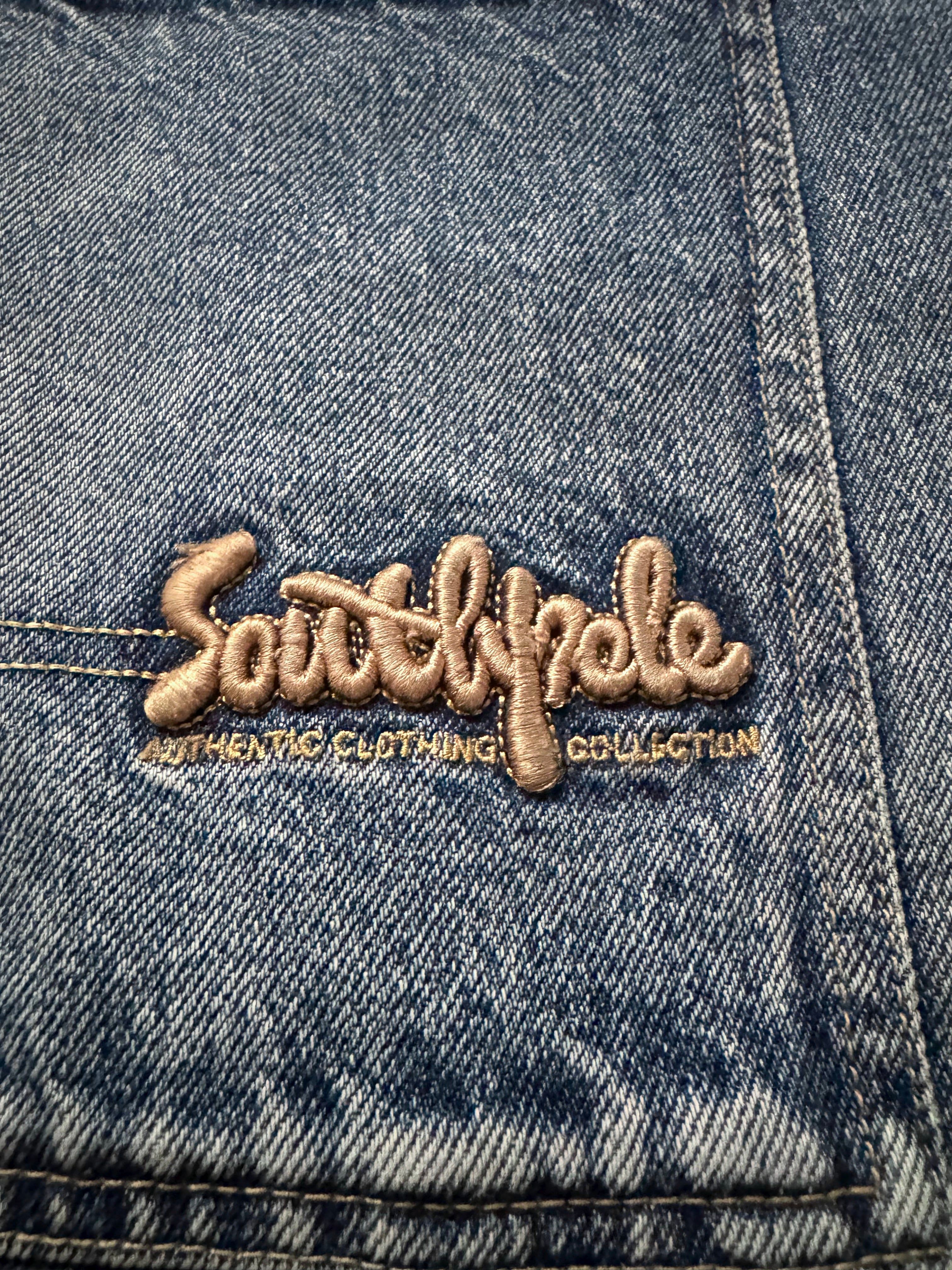 Southpole Embroidered Vintage Carpenter Baggy Pants
