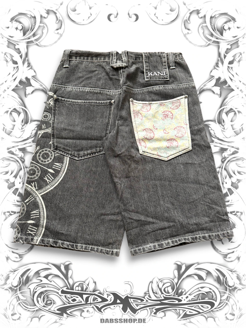 Karl Kani Clockwork Hip Hop Baggy Jorts