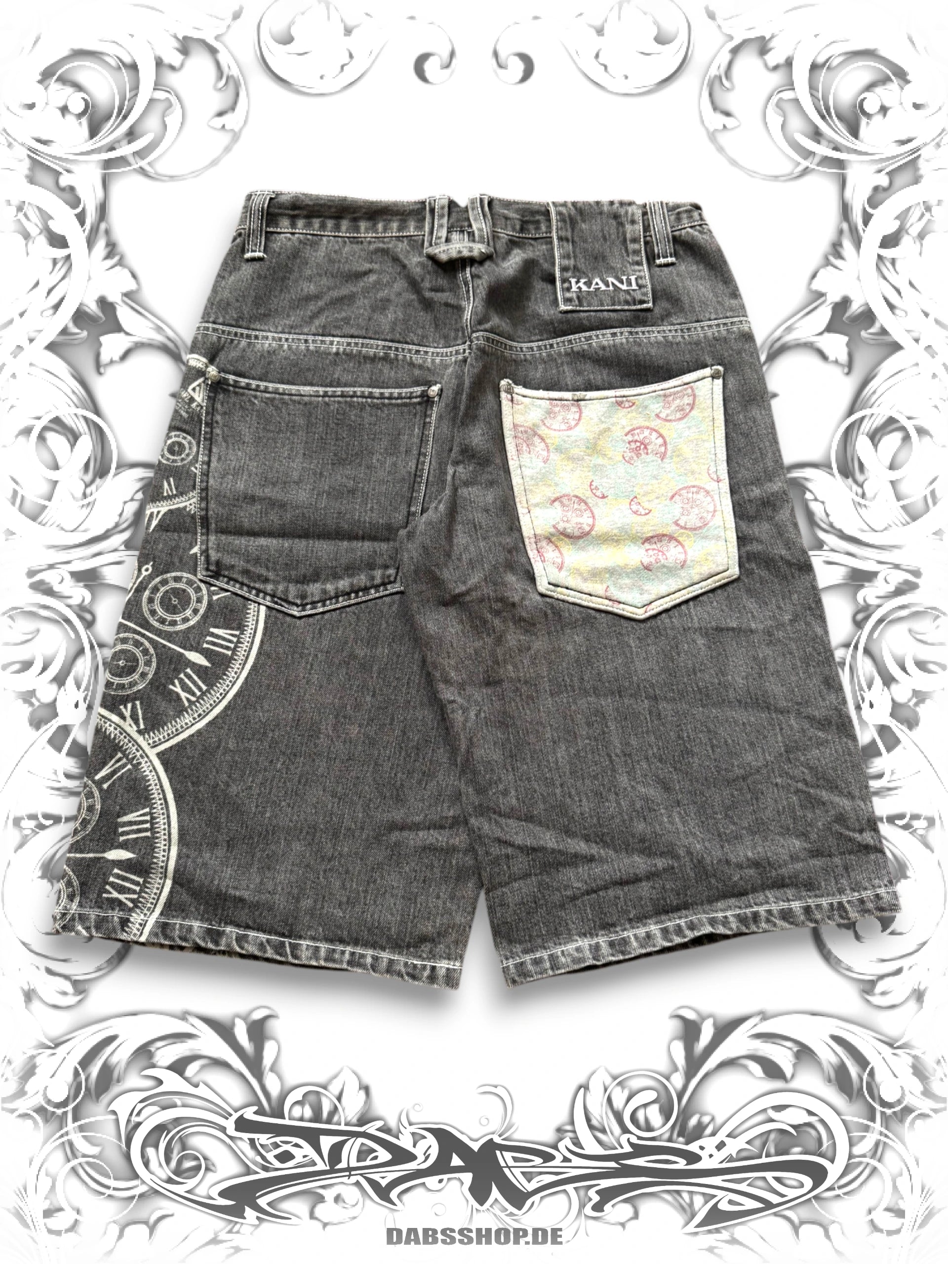 Karl Kani Clockwork Hip Hop Baggy Jorts