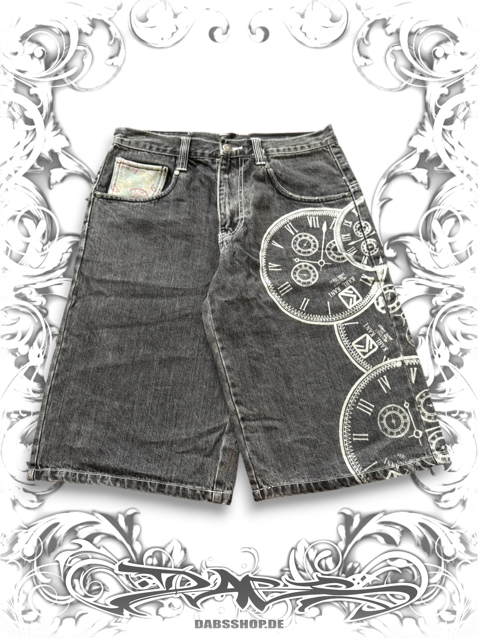Karl Kani Clockwork Hip Hop Baggy Jorts