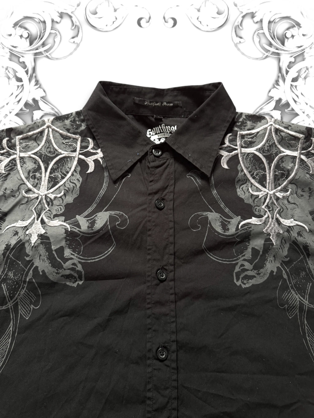 Southpole Premium Embroidered 2000s Poloshirt