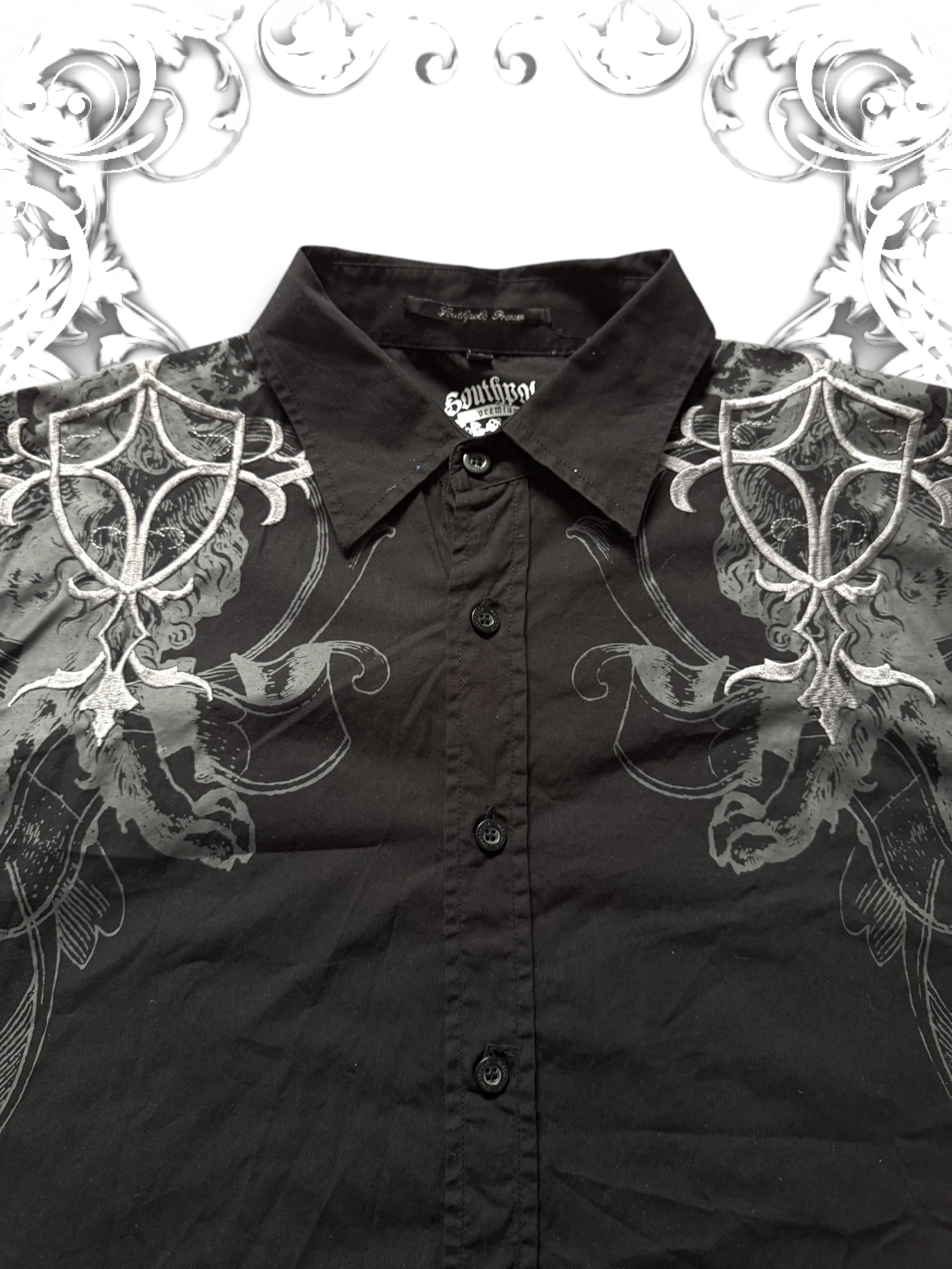 Southpole Premium Embroidered 2000s Poloshirt