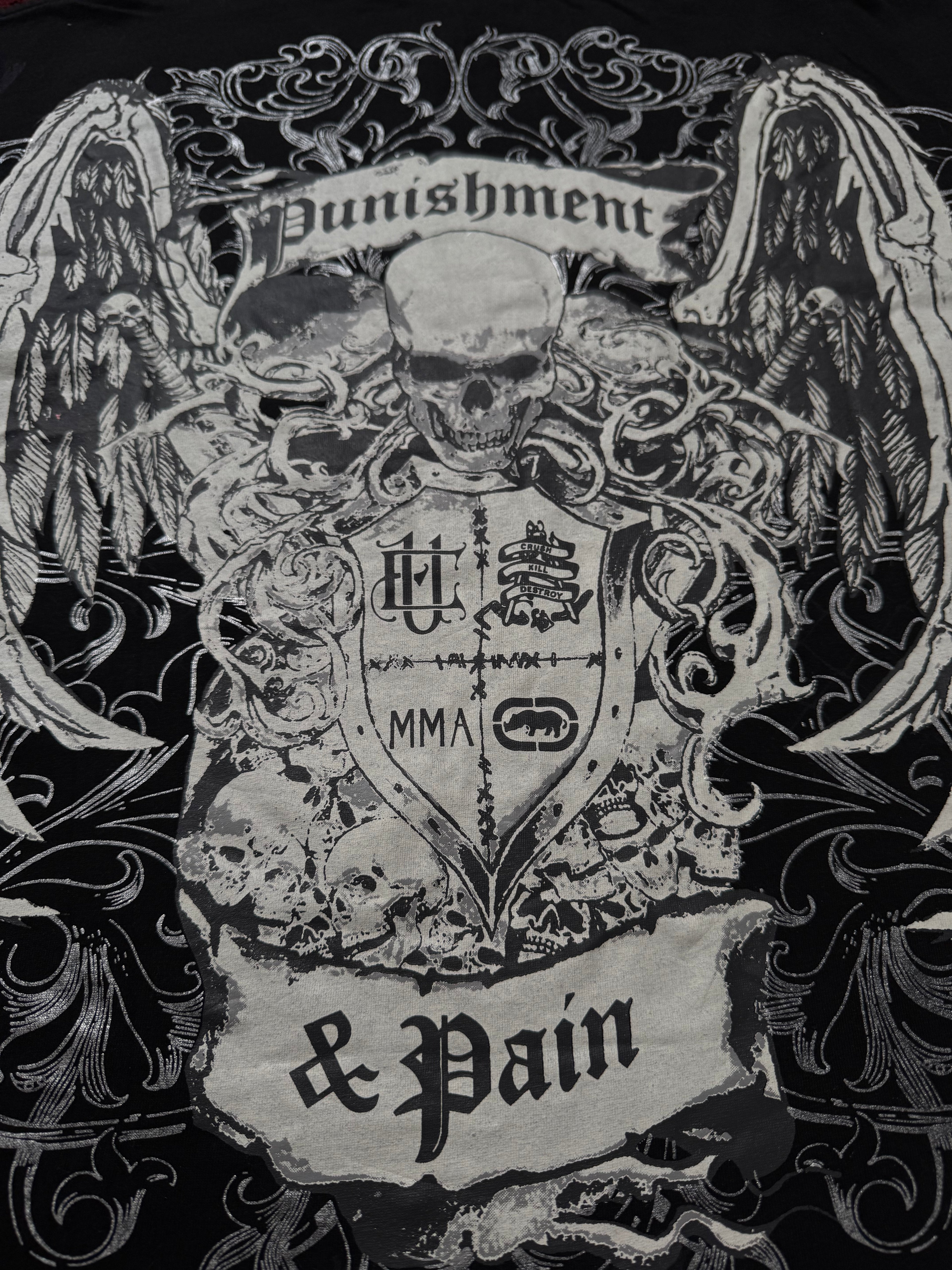 Ecko Unltd. "Punishment and Pain" Grunge T-Shirt