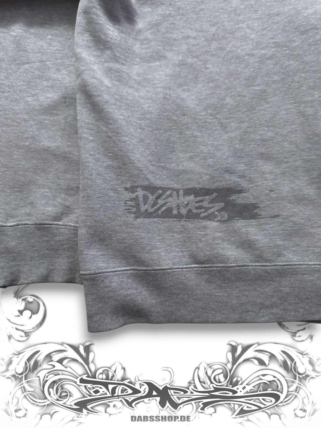 DC Printed Grunge Zip Hoodie