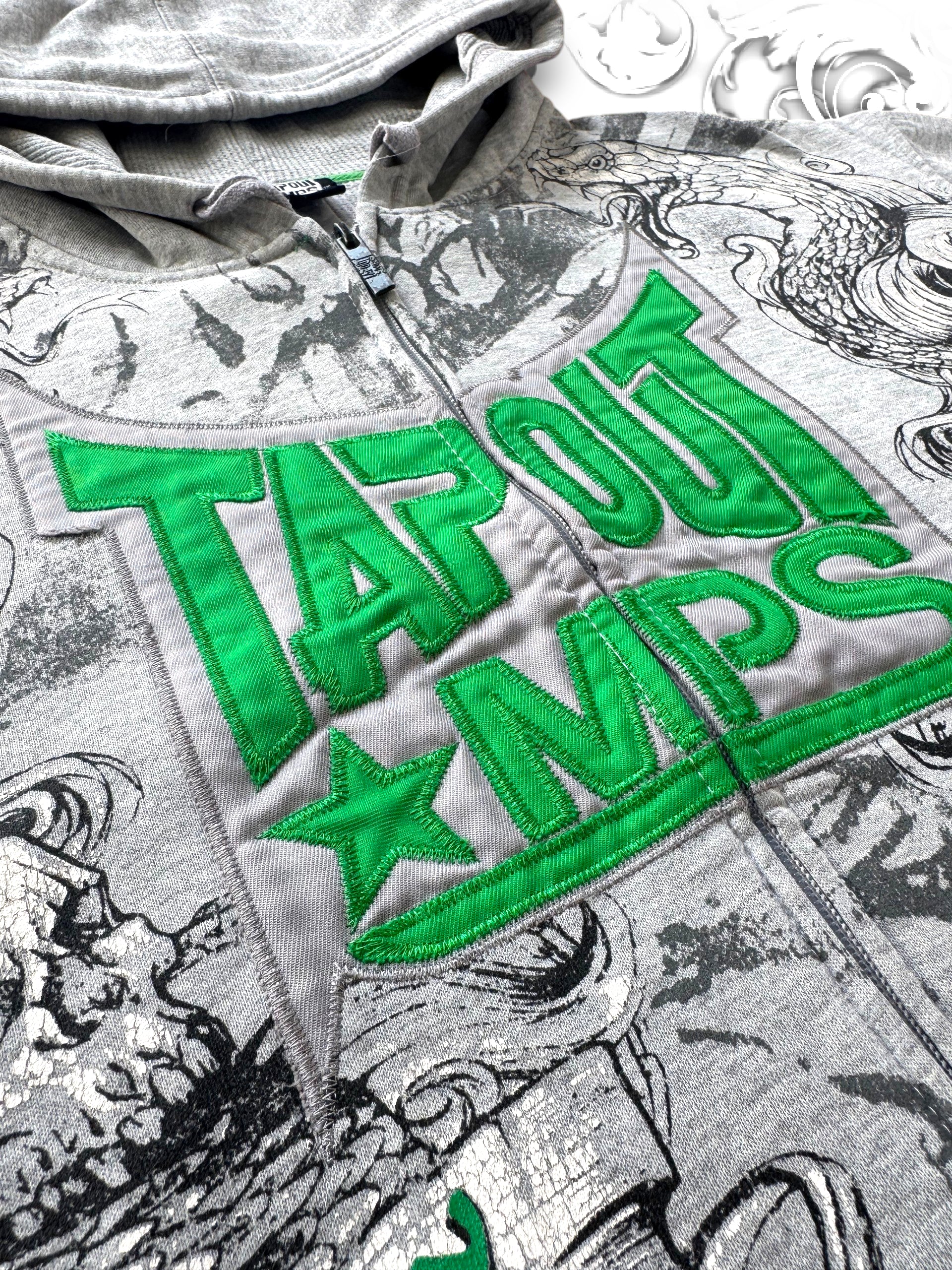 Tapout MPS Rare Casus Belli Skull Zip Hoodie