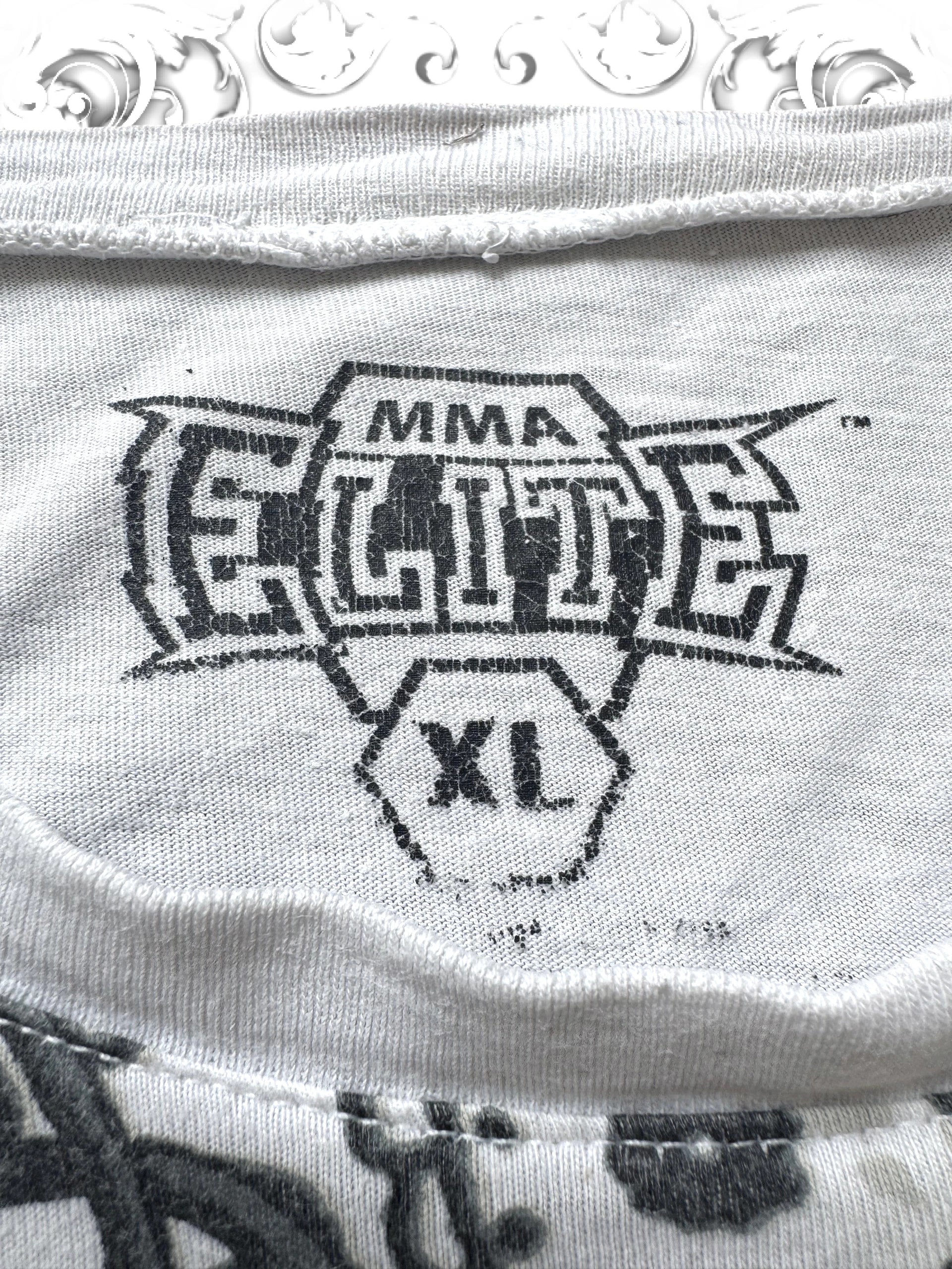 MMA Elite Grunge Skull Layered Longsleeve