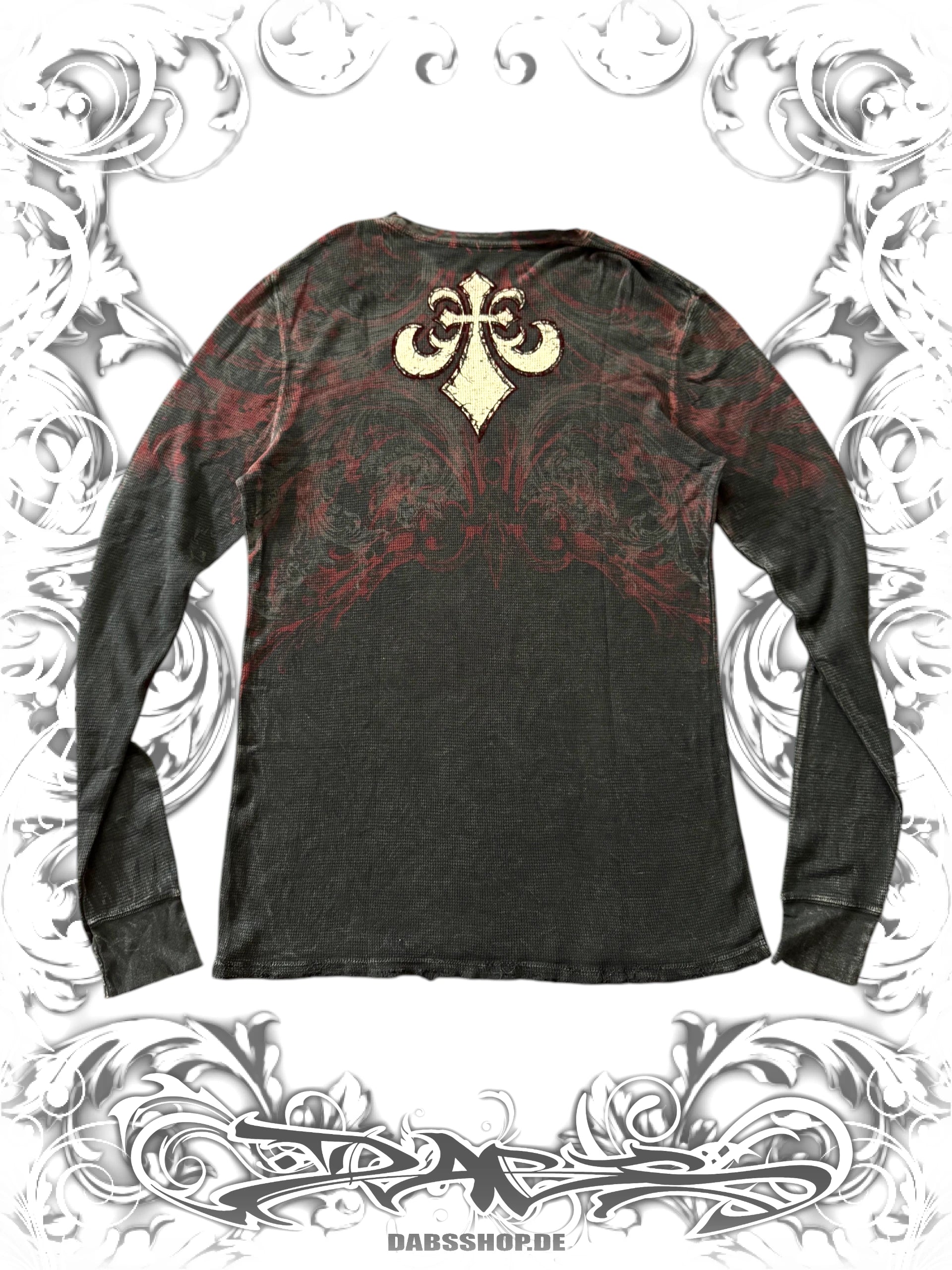Affliction 2000s Thermal Grunge Longsleeve