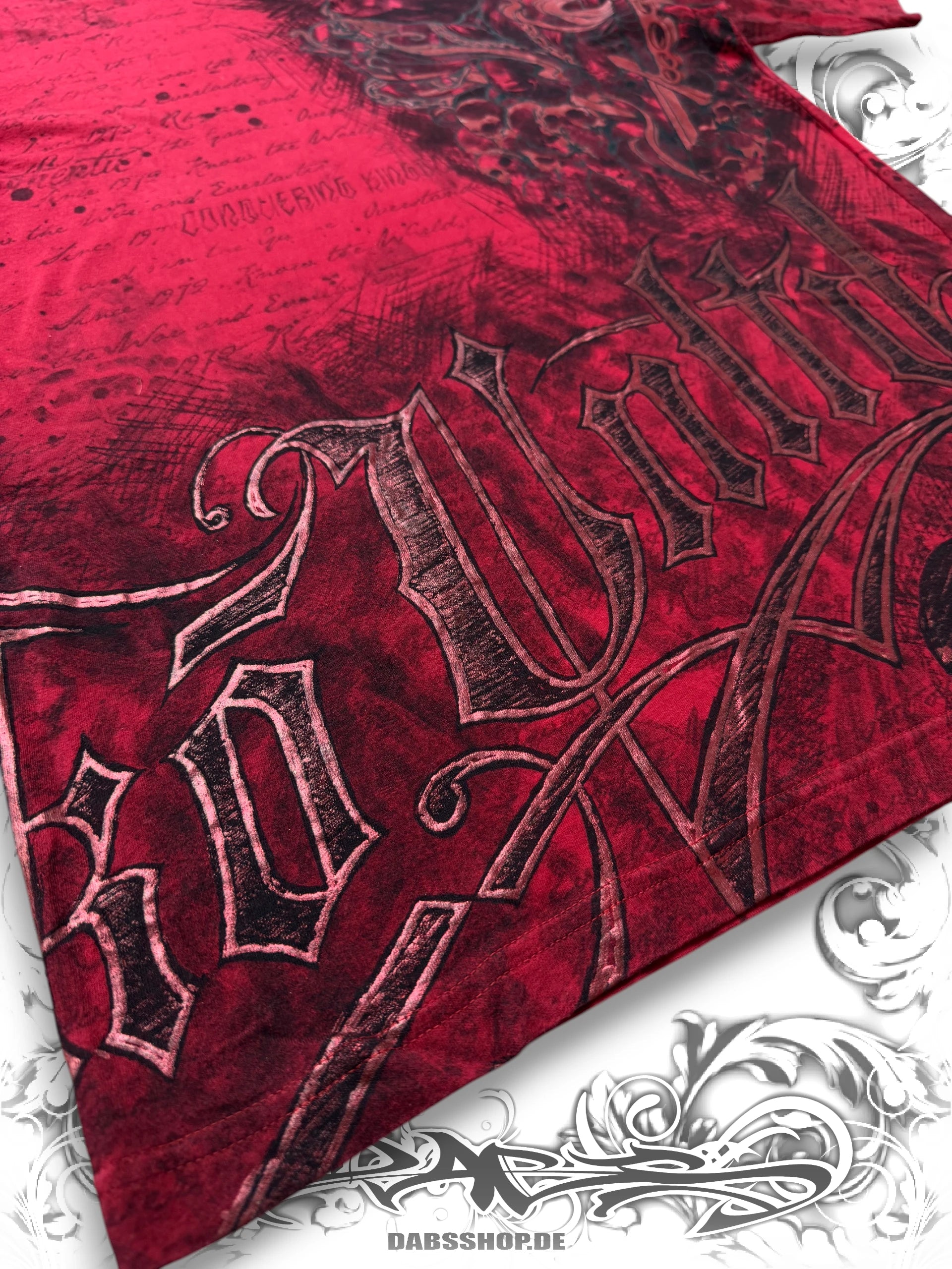 Ecko Unltd. Grunge Skull Pile AOP Shirt