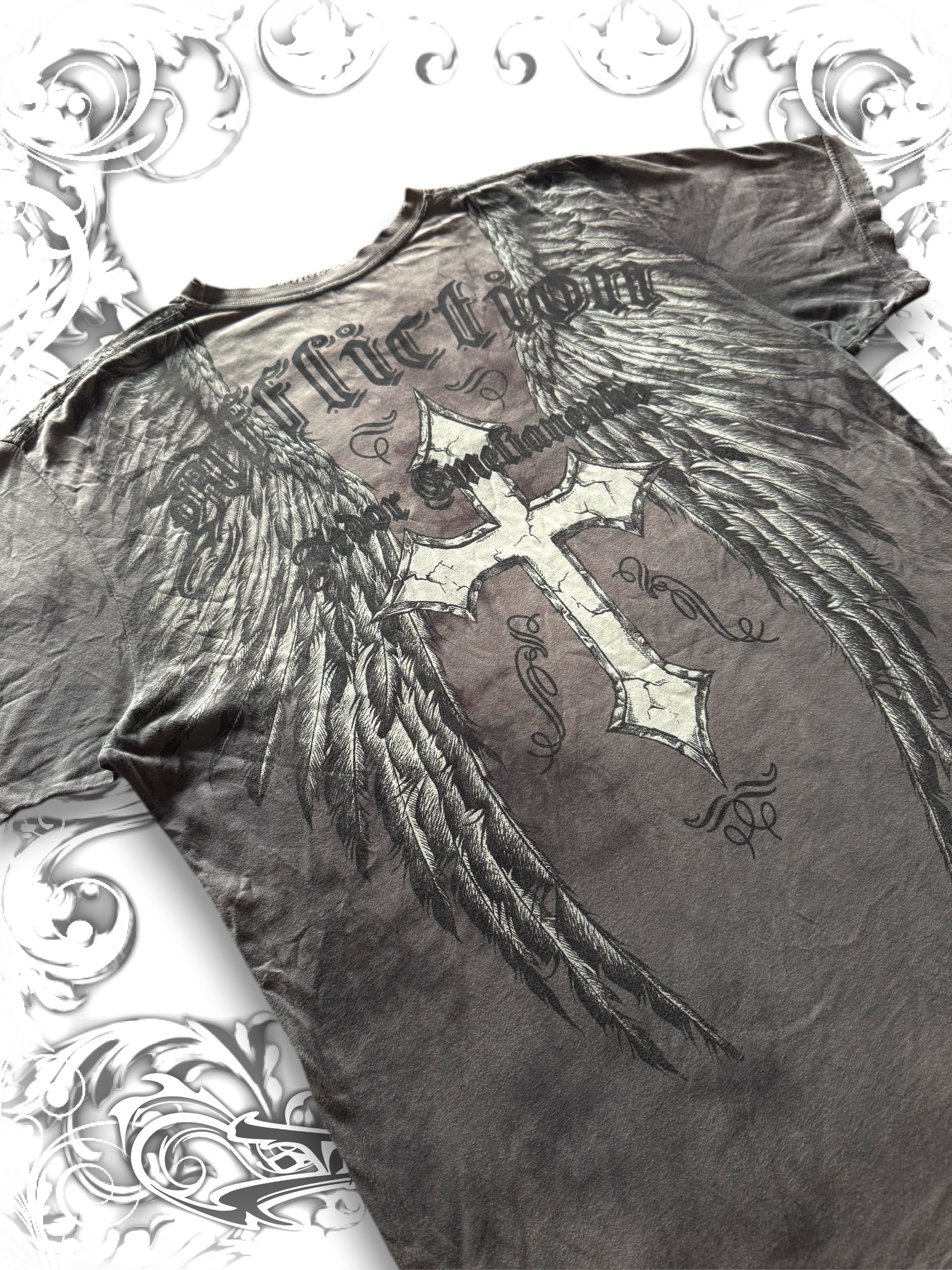 Rare Affliction The Last Emperor MMA Fighter Shirt