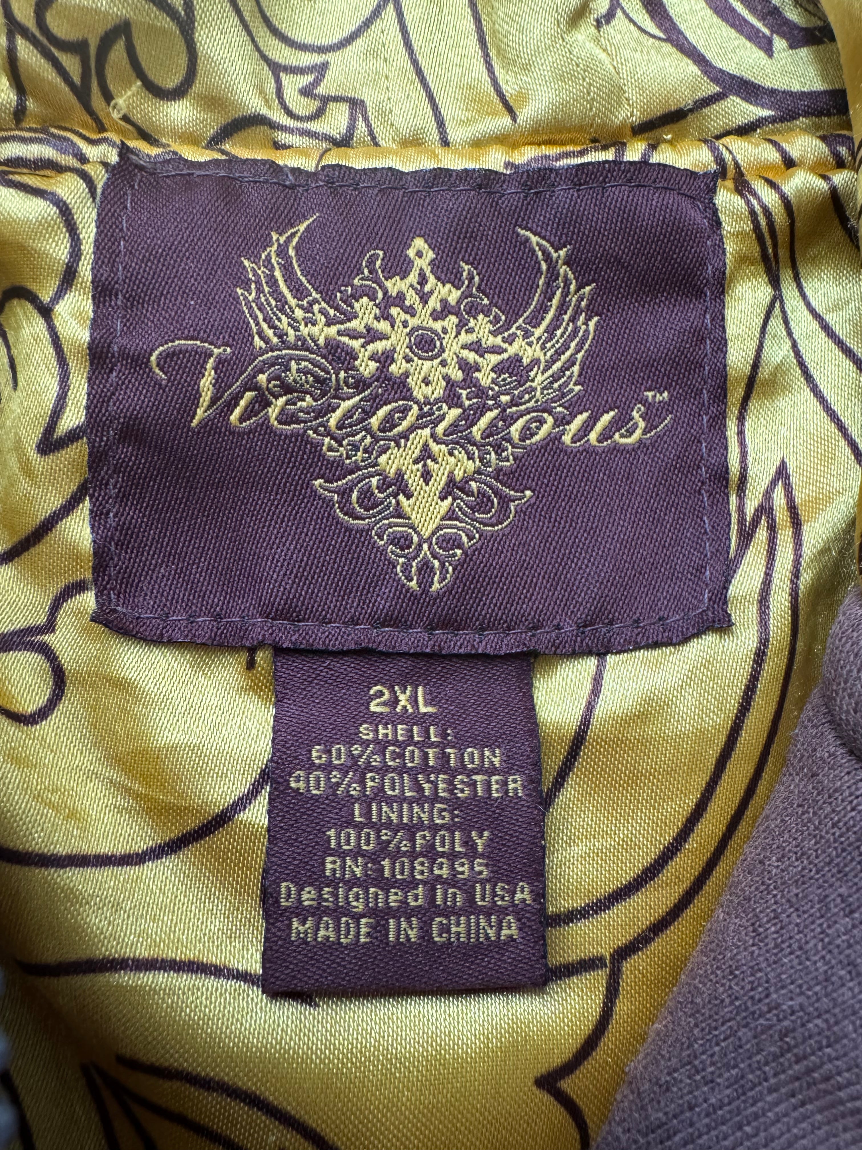 Victorious Embellished AOP Zip Hoodie