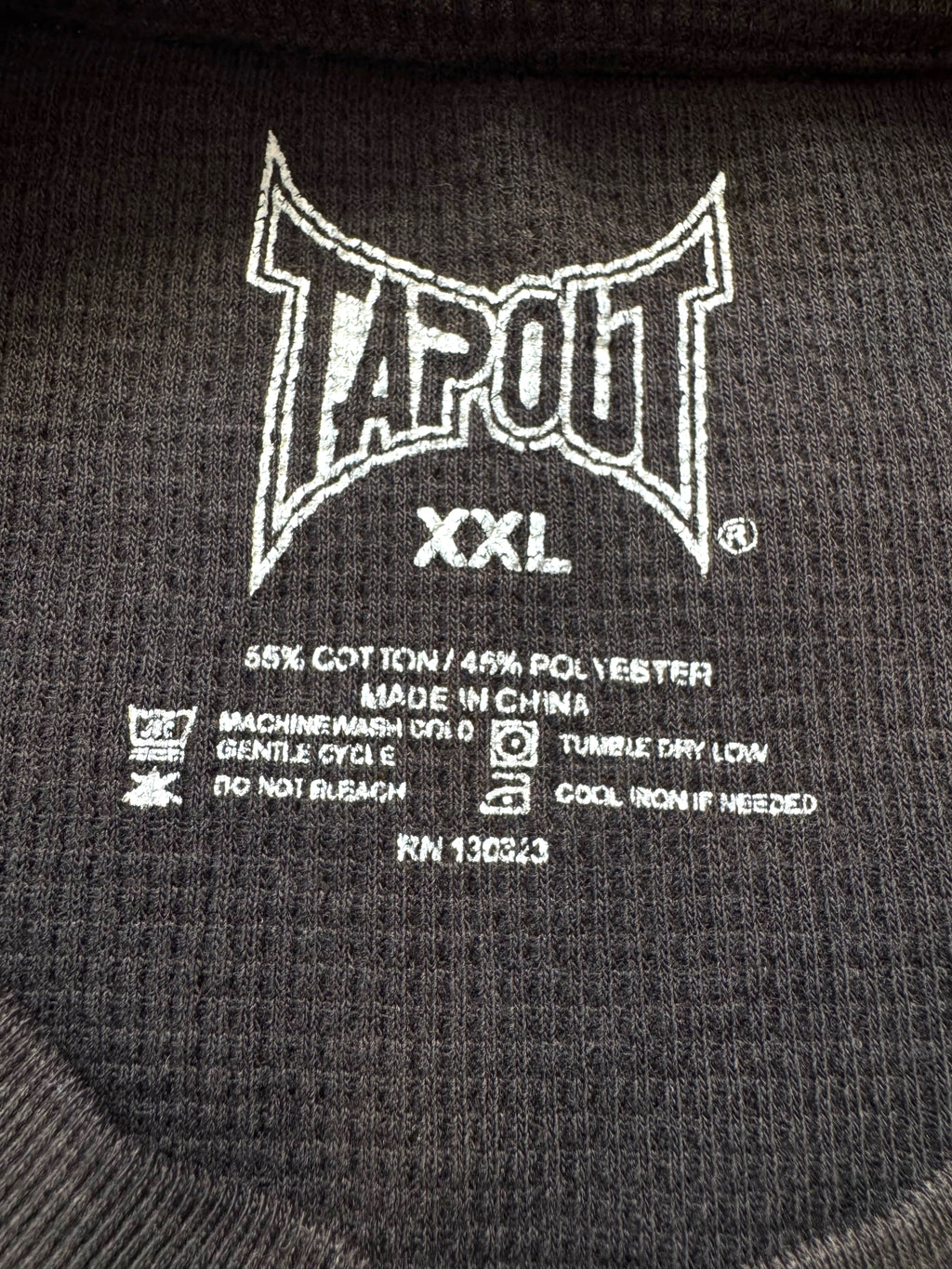 Tapout Grunge Typography Print Longsleeve