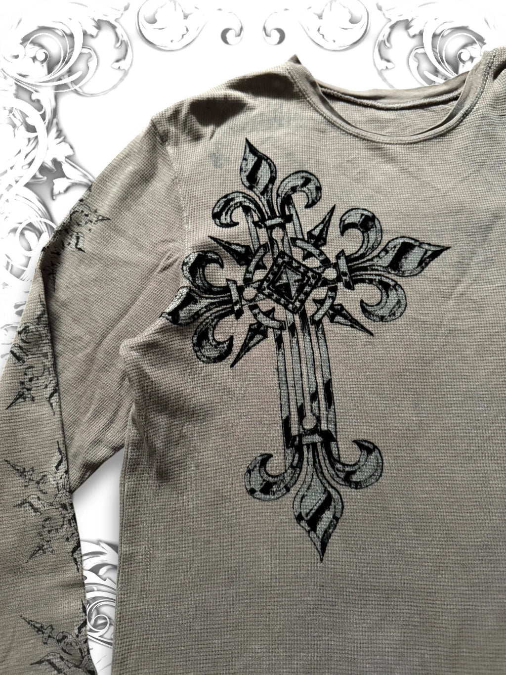 Raw State Redemption Winged Cross Thermal Longsleeve