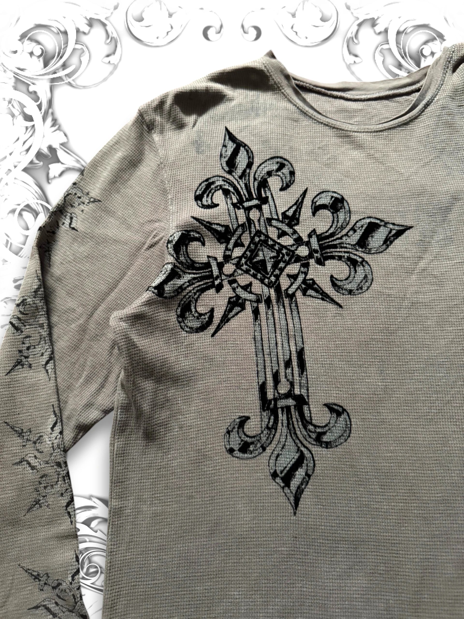 Raw State Redemption Winged Cross Thermal Longsleeve