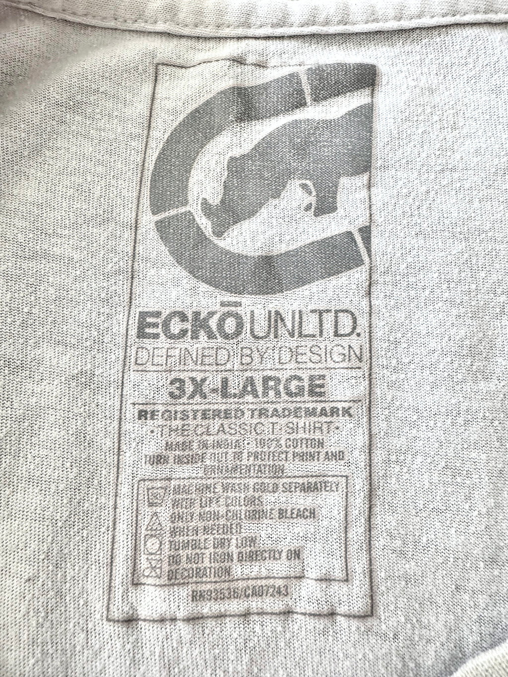 Ecko Unltd. White Rhino Rider 2000s T-Shirt