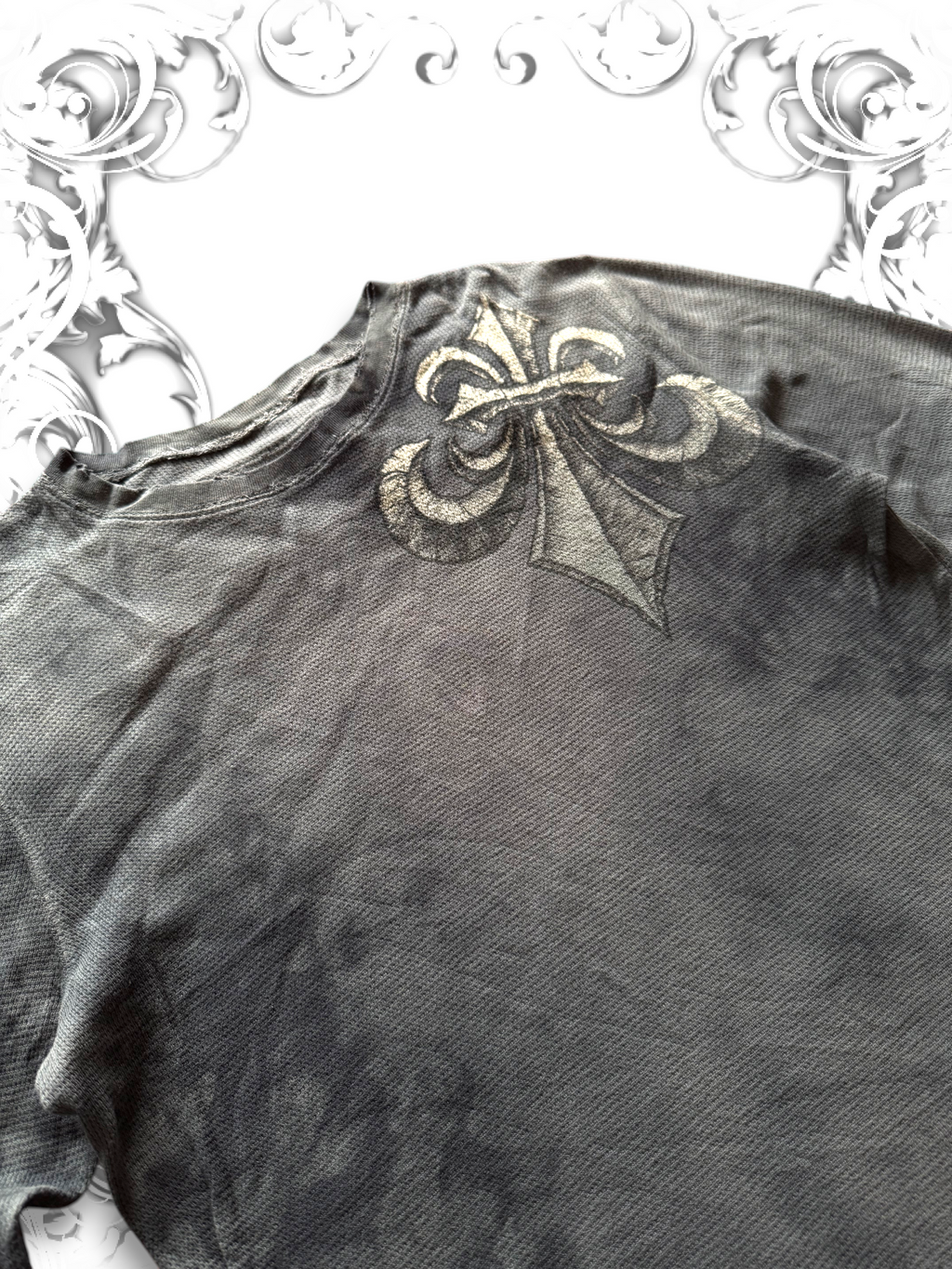 Affliction Longsleeve with Embroidered Back Patch