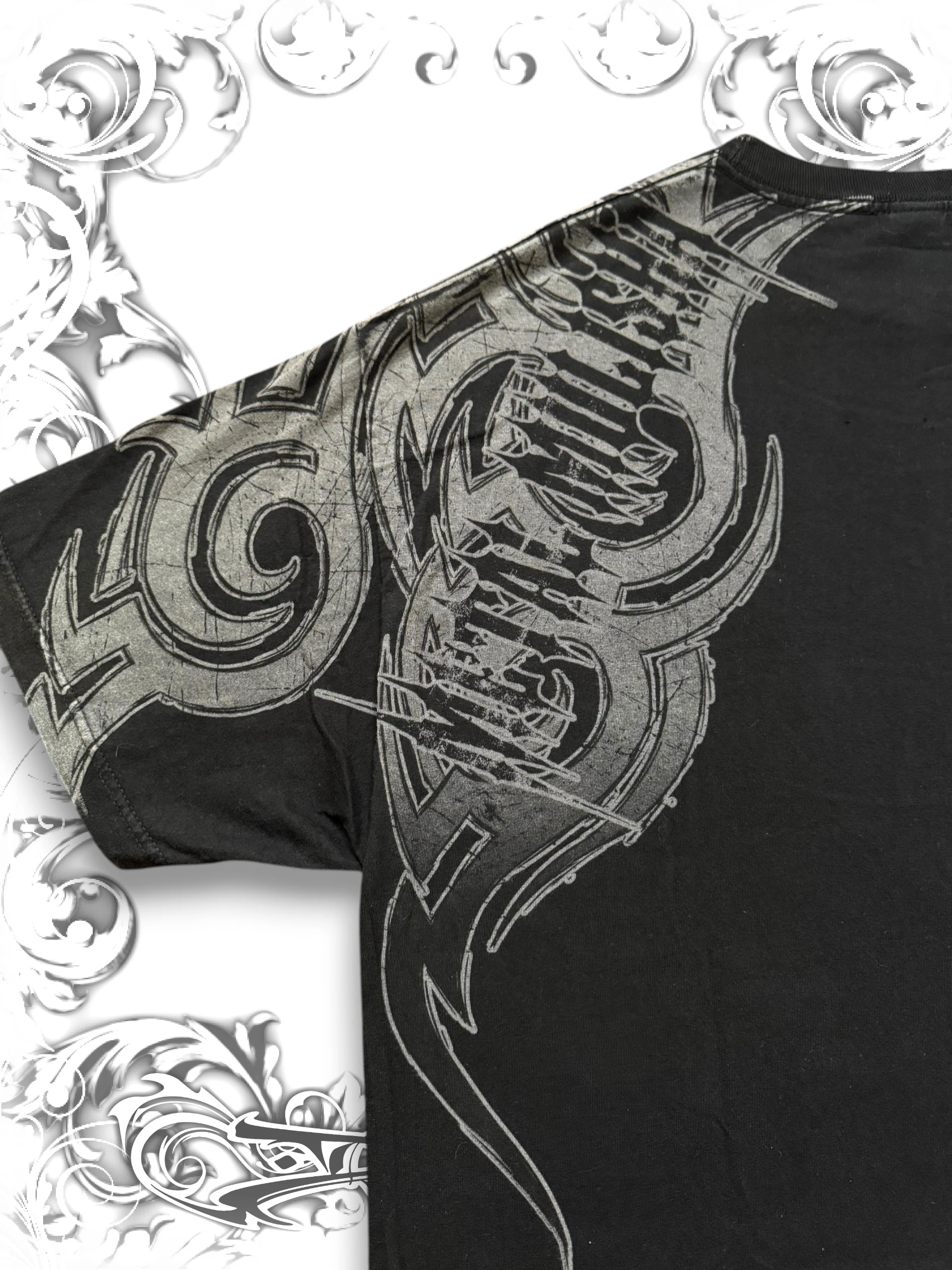 Metal Mulisha Tribal Skull 2000s T-Shirt