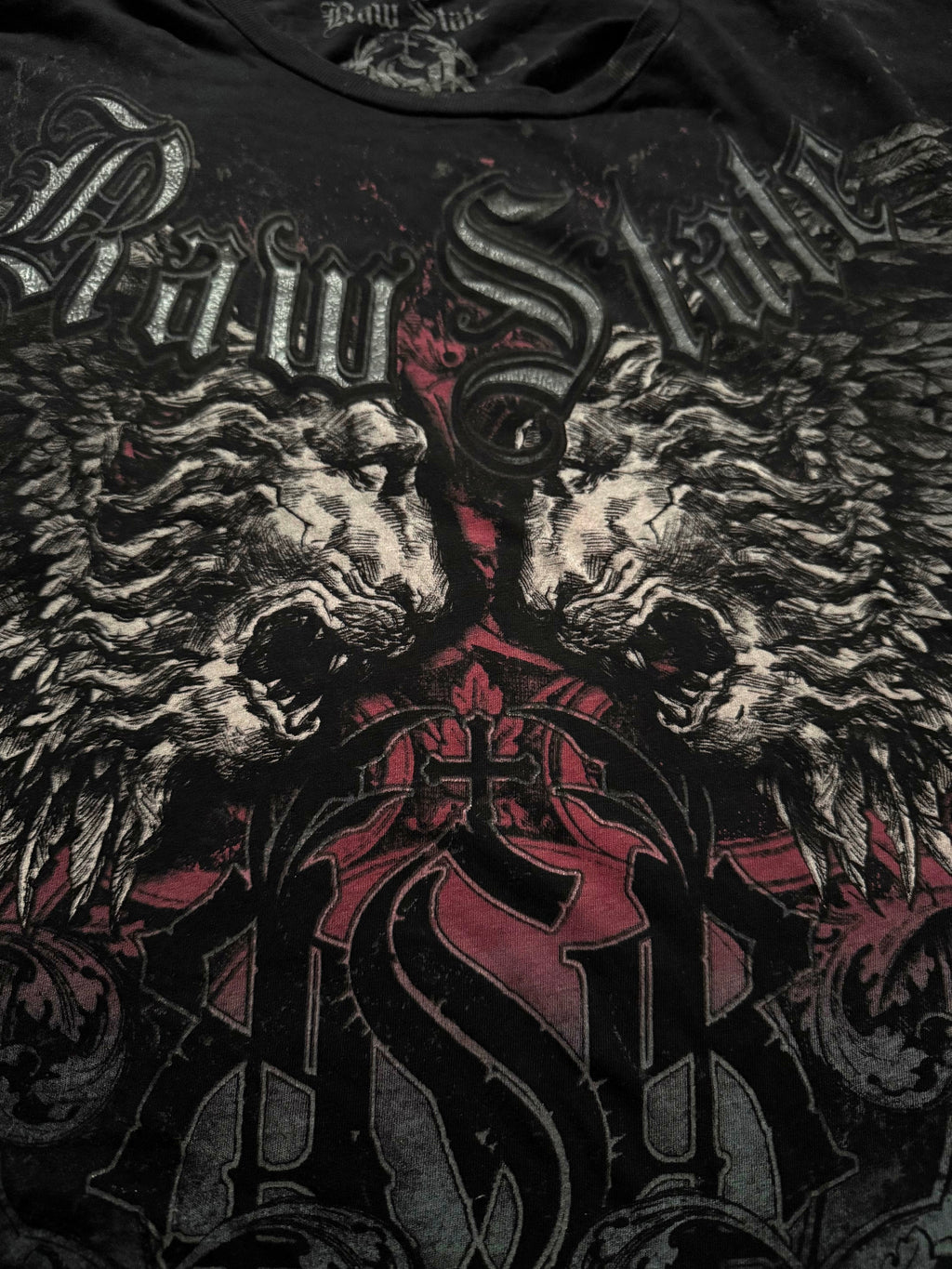 2000s Raw State Tribal Lions T-Shirt