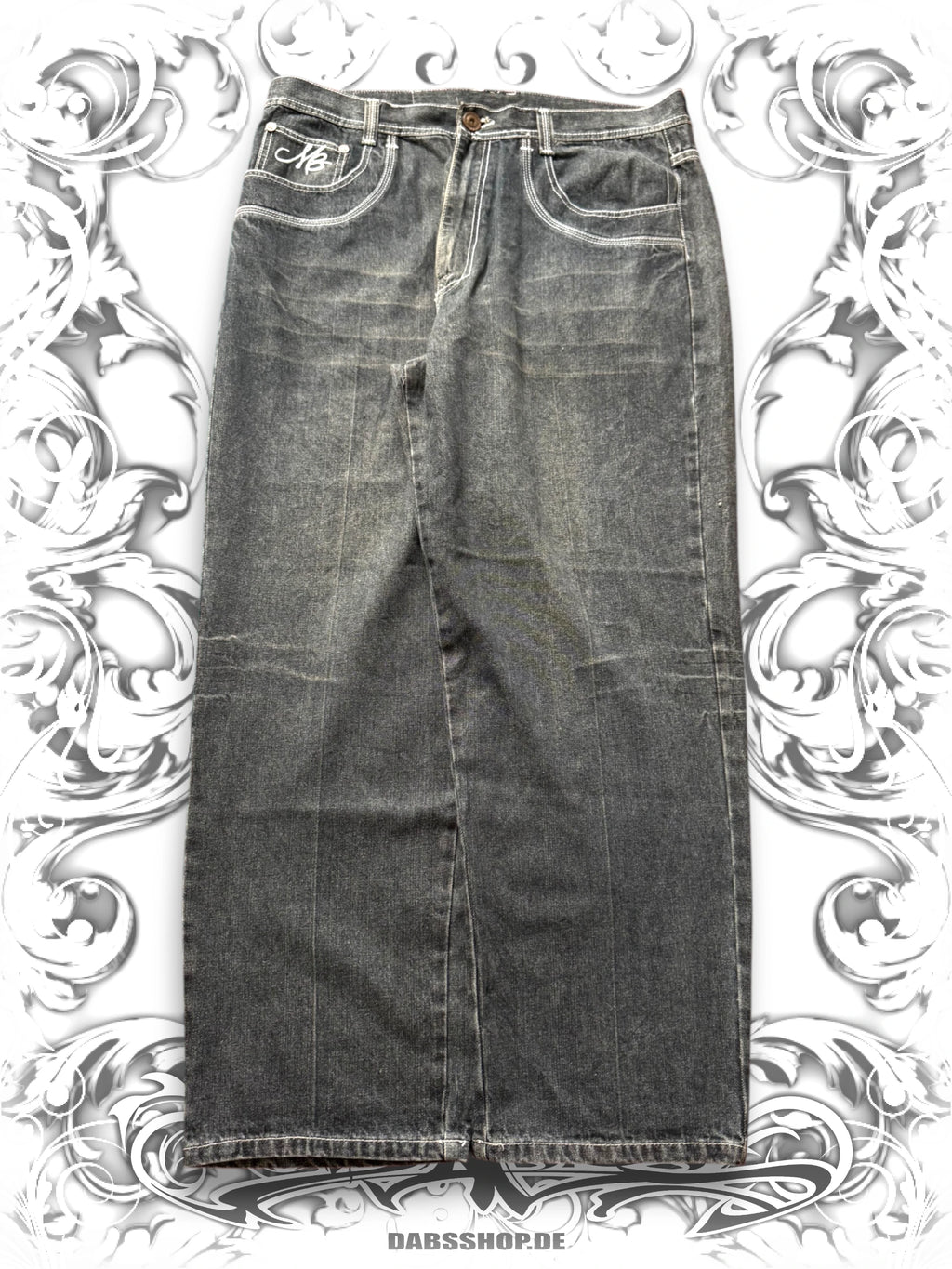 Makaveli Embroidered Hip Hop Baggy Pants