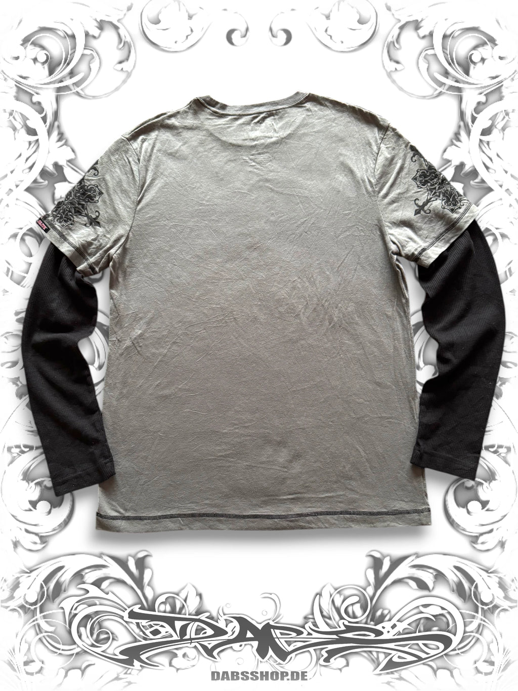 MMA Elite Original UFC Tag Grunge Layered Longsleeve