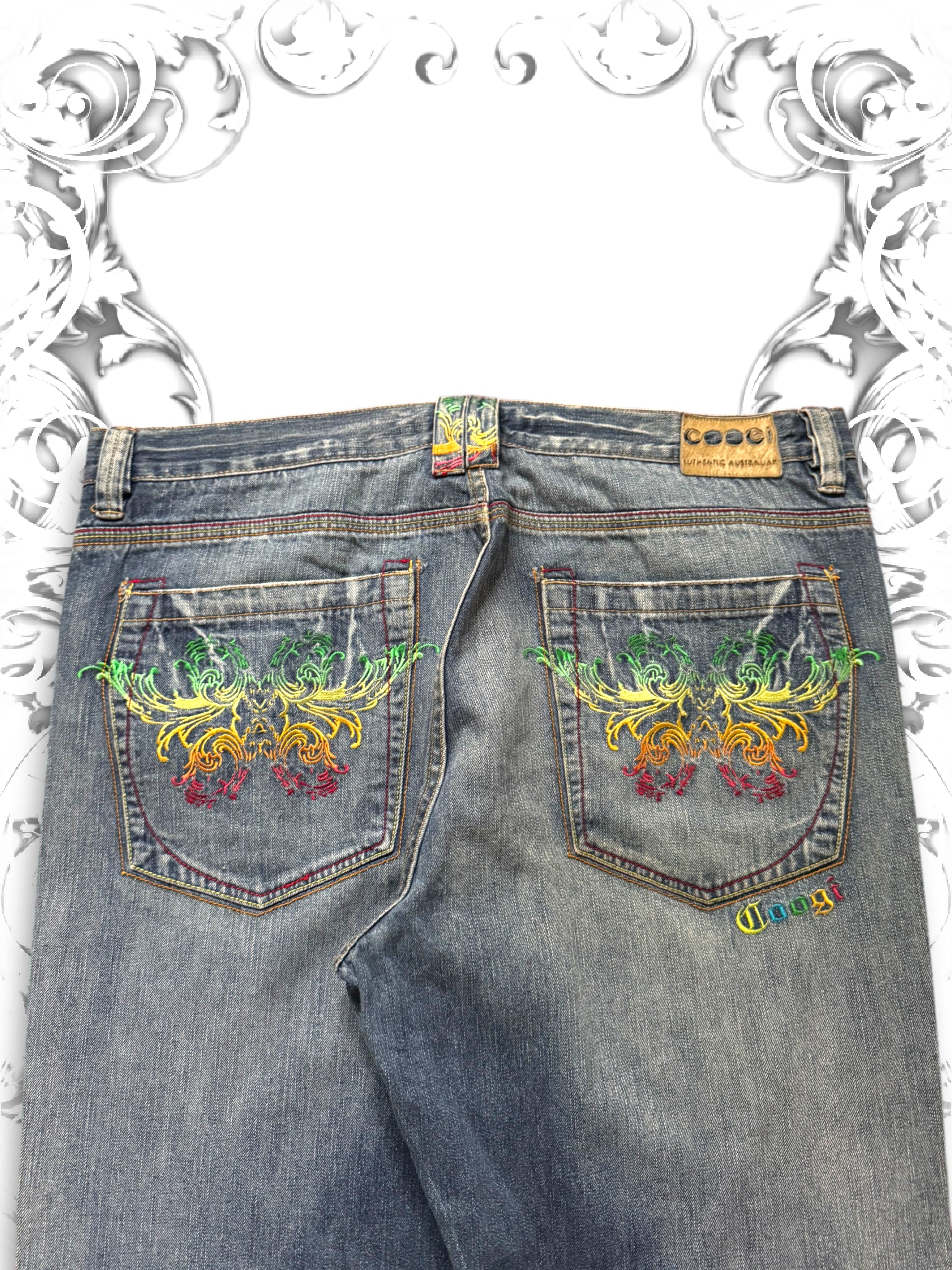 Coogi Embroidered Premium Baggy Pants