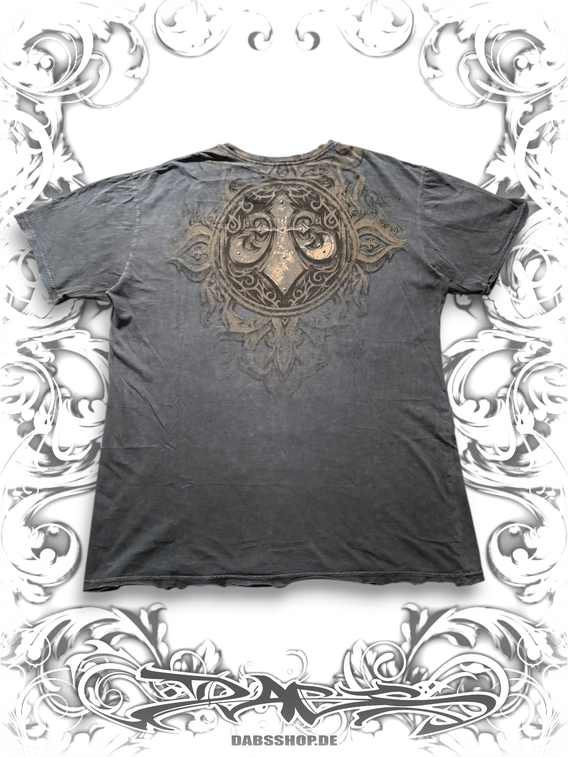 Affliction Studded Crow 2000s T-Shirt