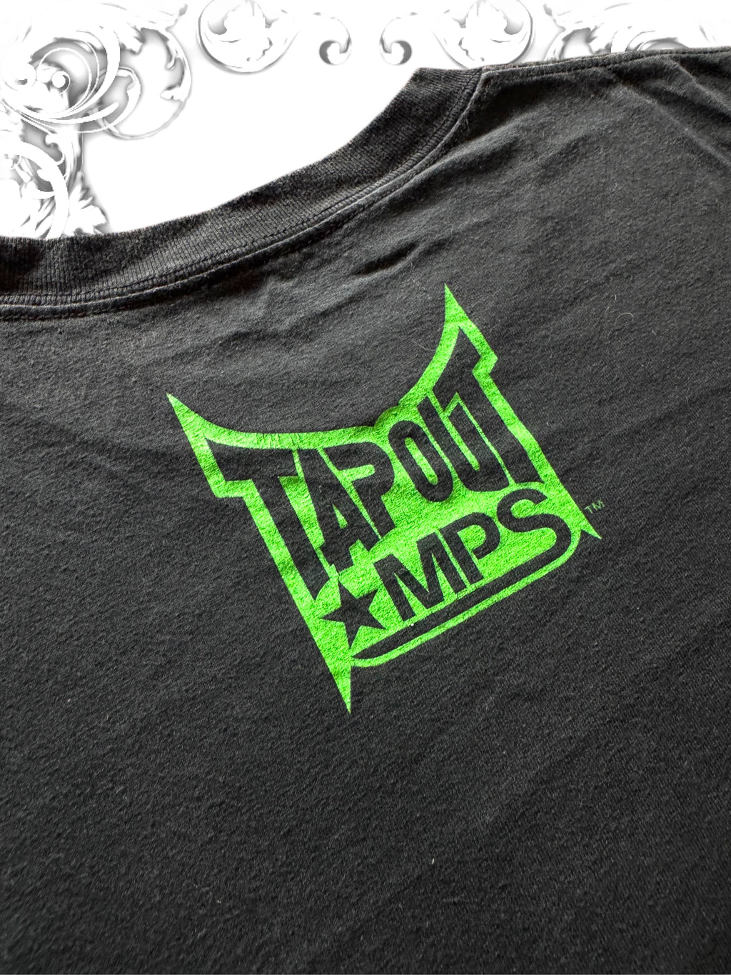 Tapout MPS 2000s Green Bull Grunge Shirt