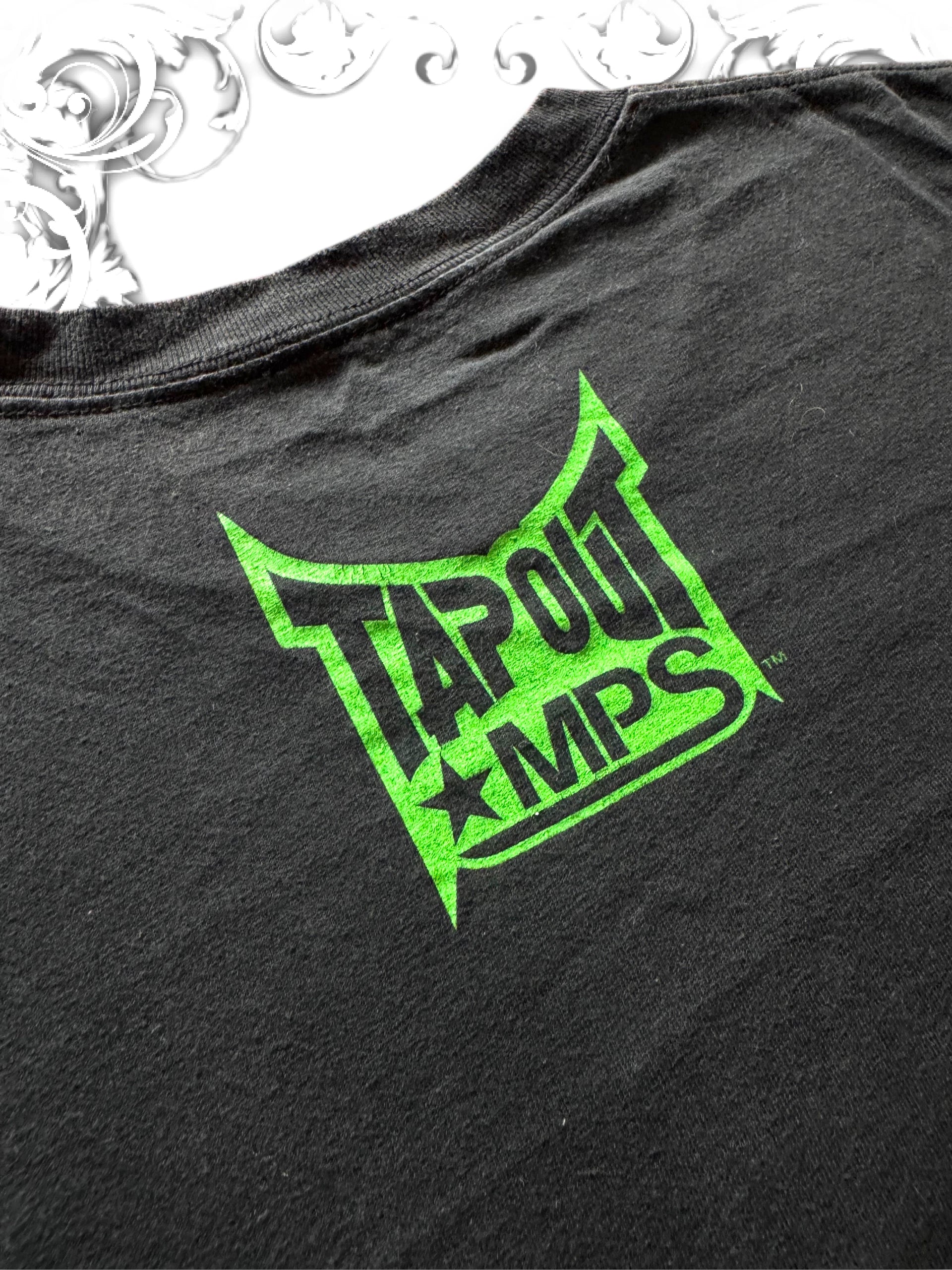 Tapout MPS 2000s Green Bull Grunge Shirt