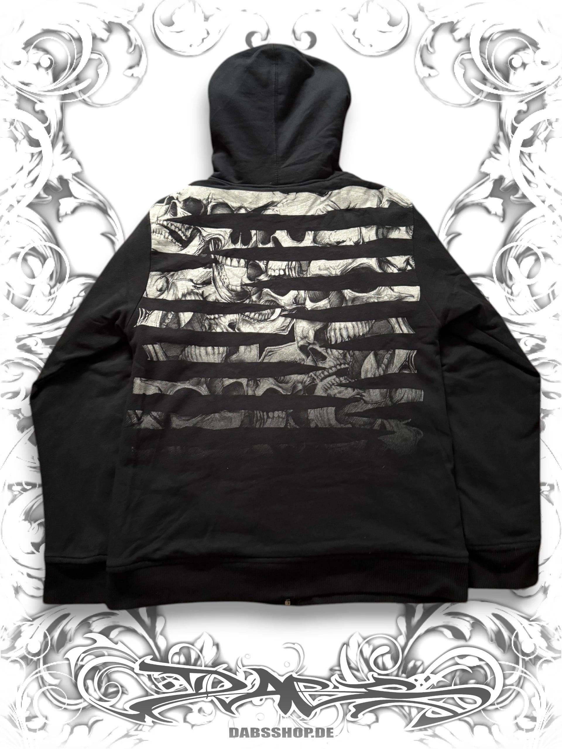 MMA Elite Skull Fur Zip Hoodie