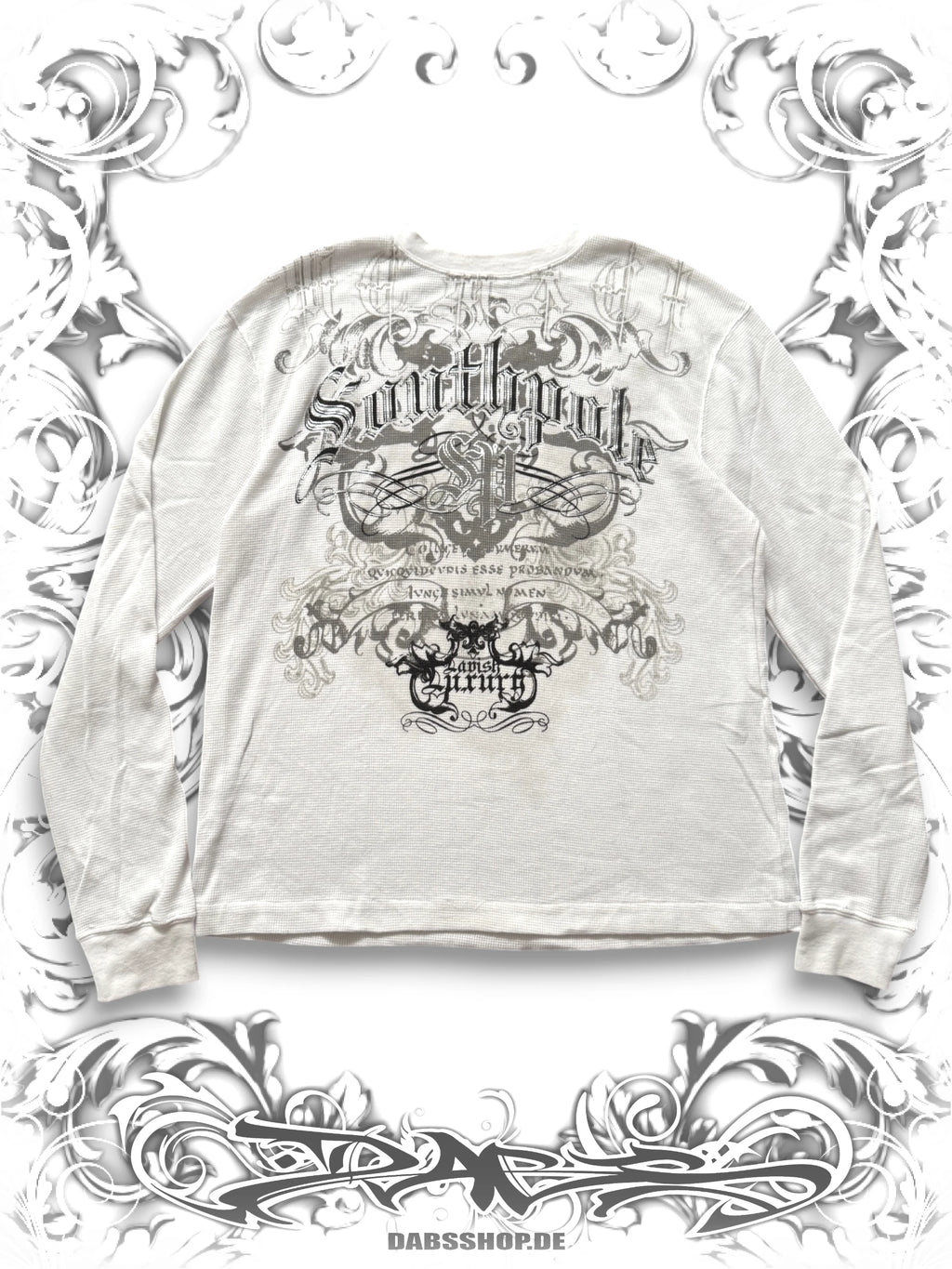 Southpole Premium White Thermal Longsleeve