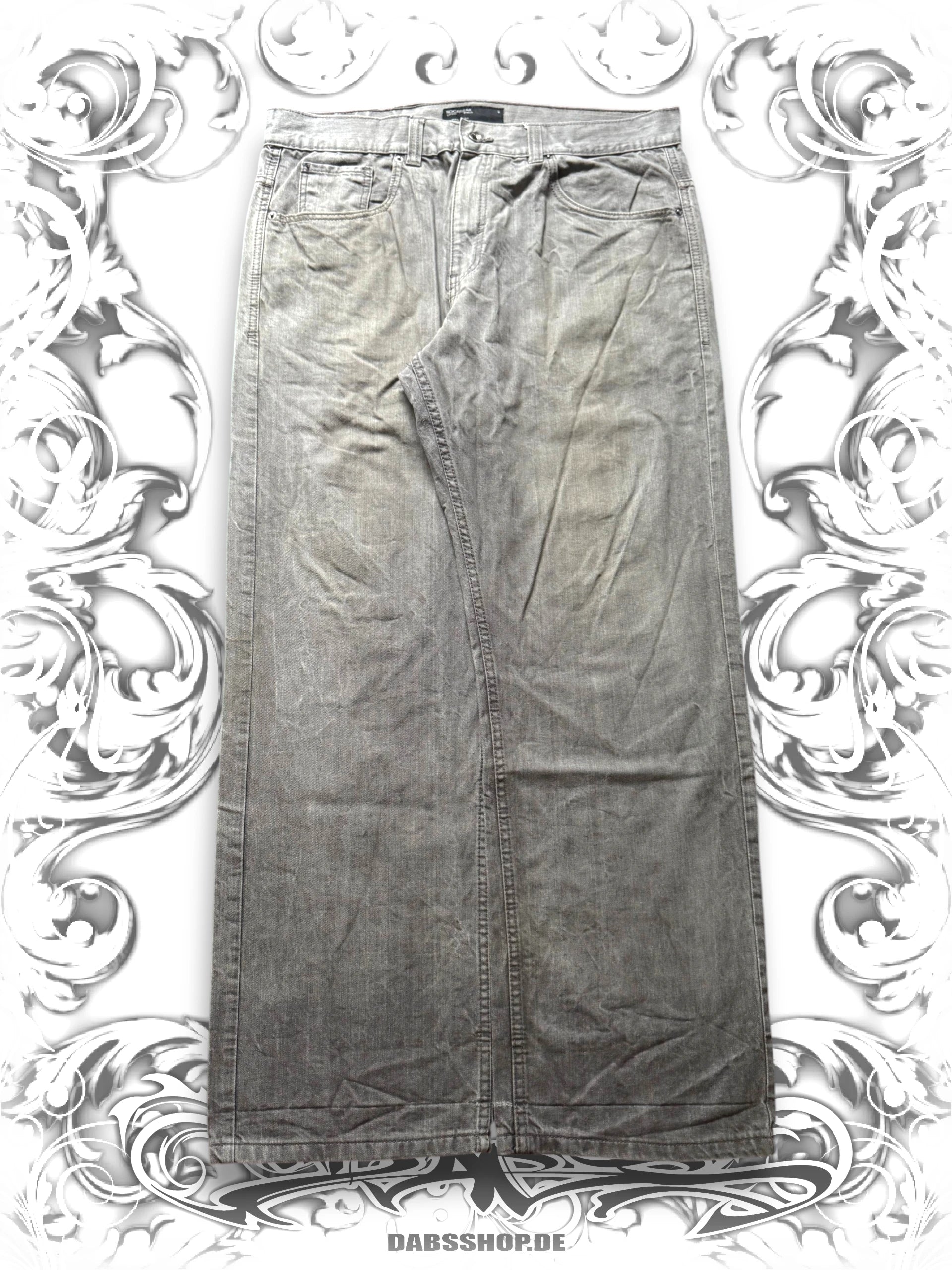 Rocawear Embroidered Baggy Hip Hop Pants