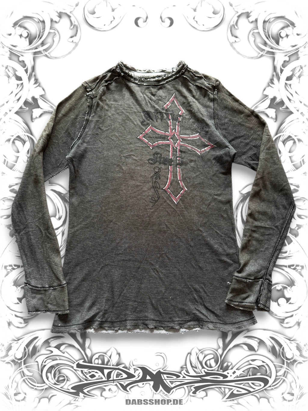 Affliction Live Fast 2000s Reversible Printed Longsleeve