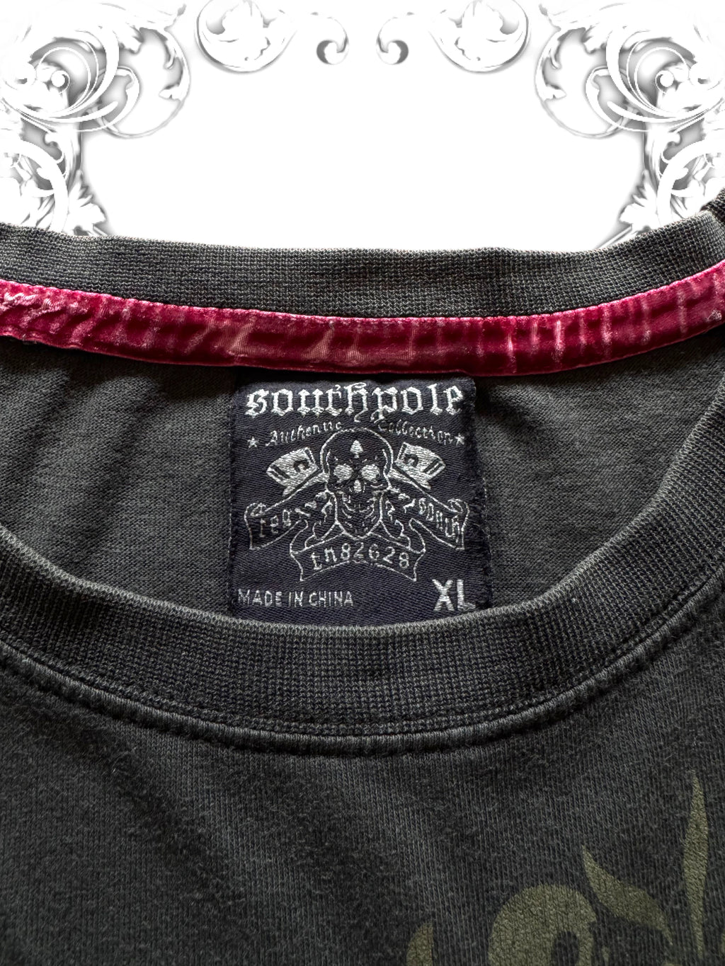 Southpole Golden Crossbone Vintage Shirt