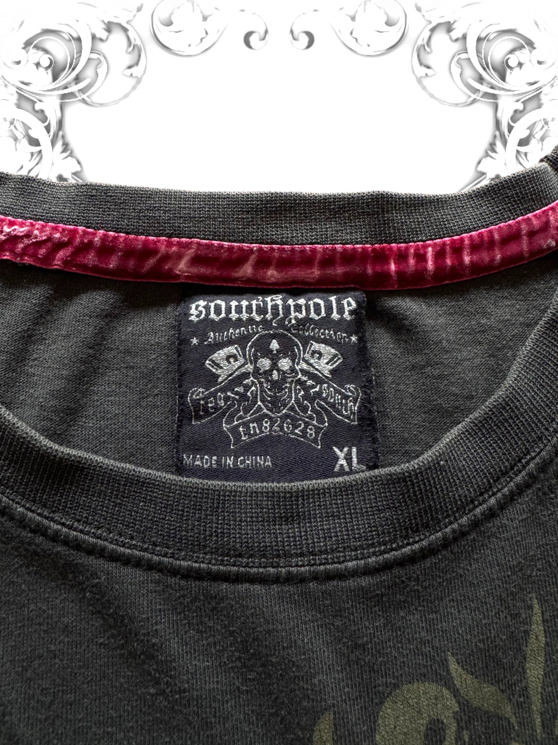 Southpole Golden Crossbone Vintage Shirt