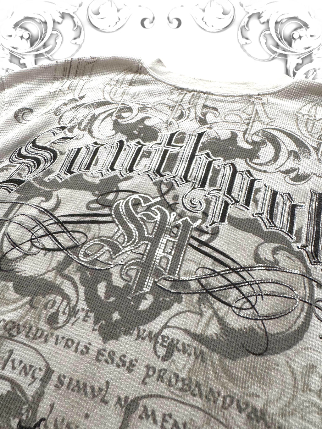 Southpole Premium White Thermal Longsleeve