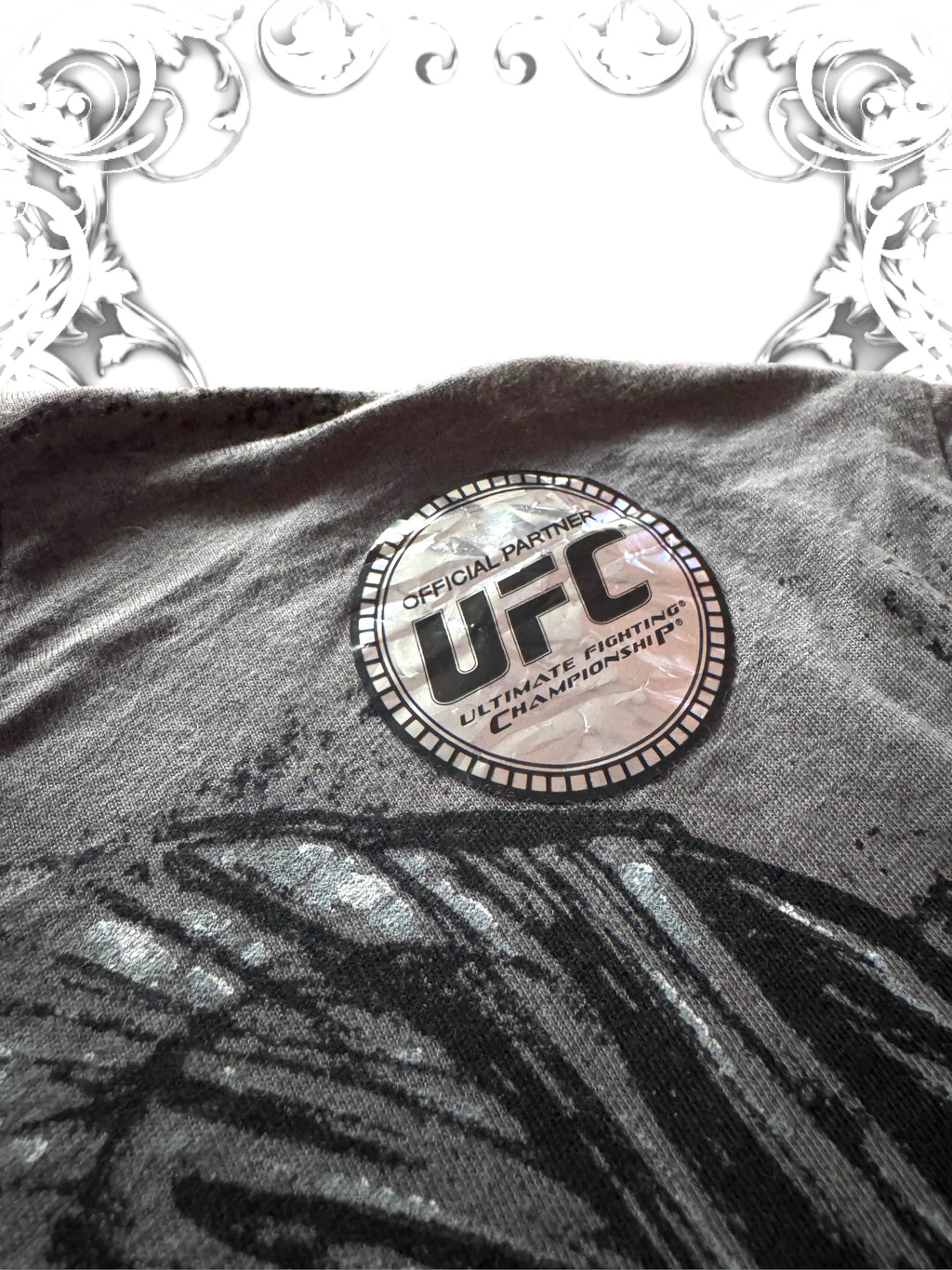 MMA Elite Original UFC Tag Grunge Layered Longsleeve
