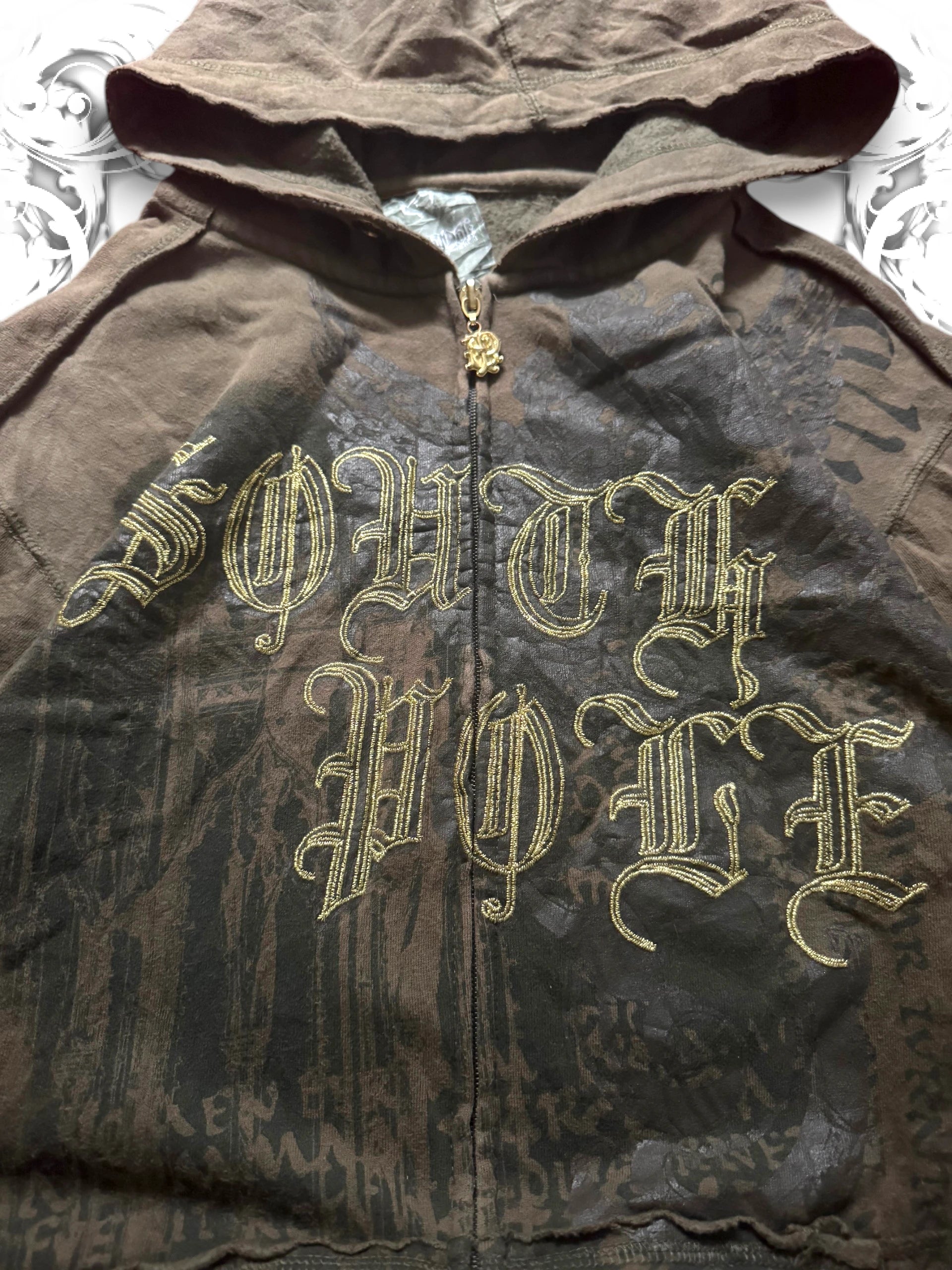Southpole 2000s Grunge Zip Hoodie
