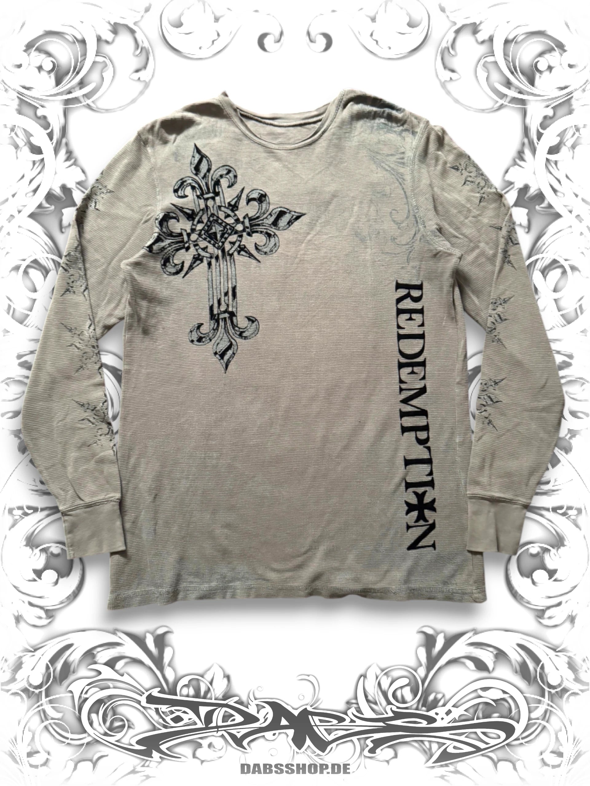 Raw State Redemption Winged Cross Thermal Longsleeve