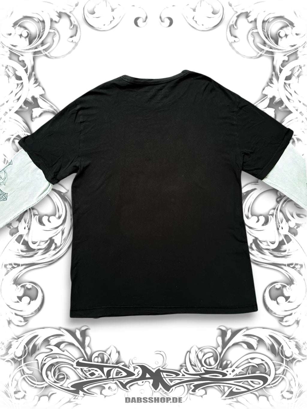 Sinister Grunge Skull Layered Longsleeve