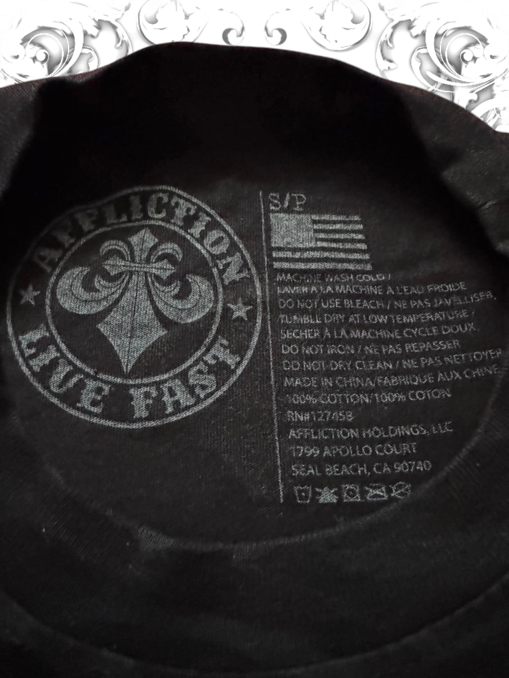 Affliction Two Eagles Graphic 2000s T-Shirt