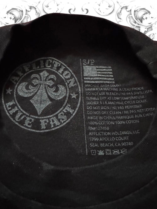 Affliction Two Eagles Graphic 2000s T-Shirt